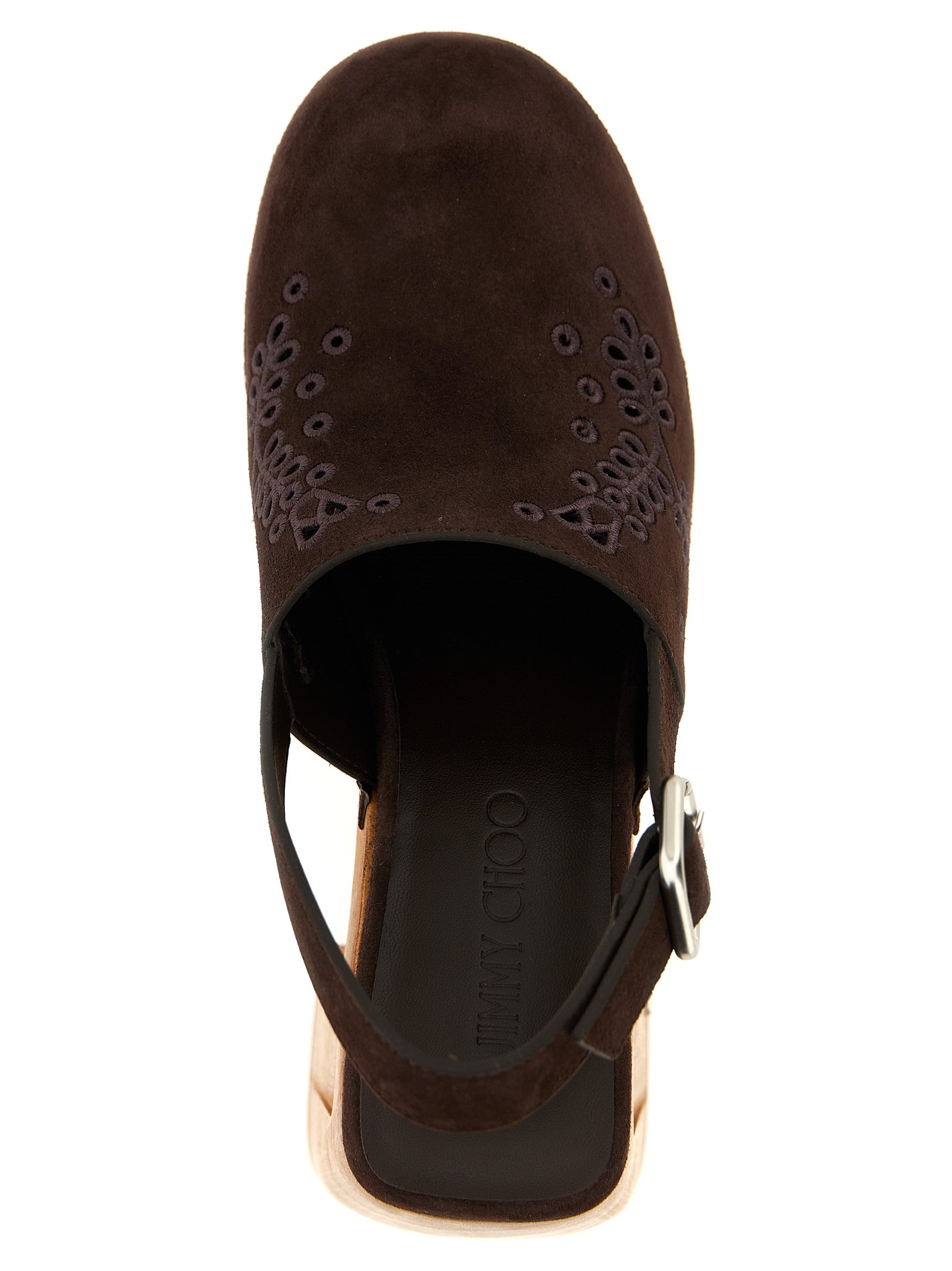 Jimmy Choo Brown Leather High Heel Women's Pumps