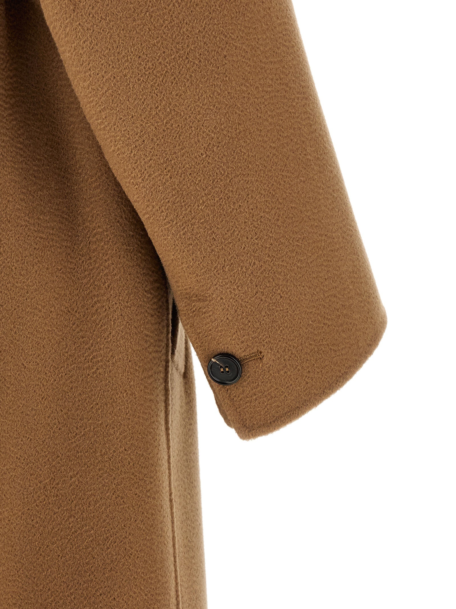 'S Max Mara Brown Virgin Wool Women's Coat