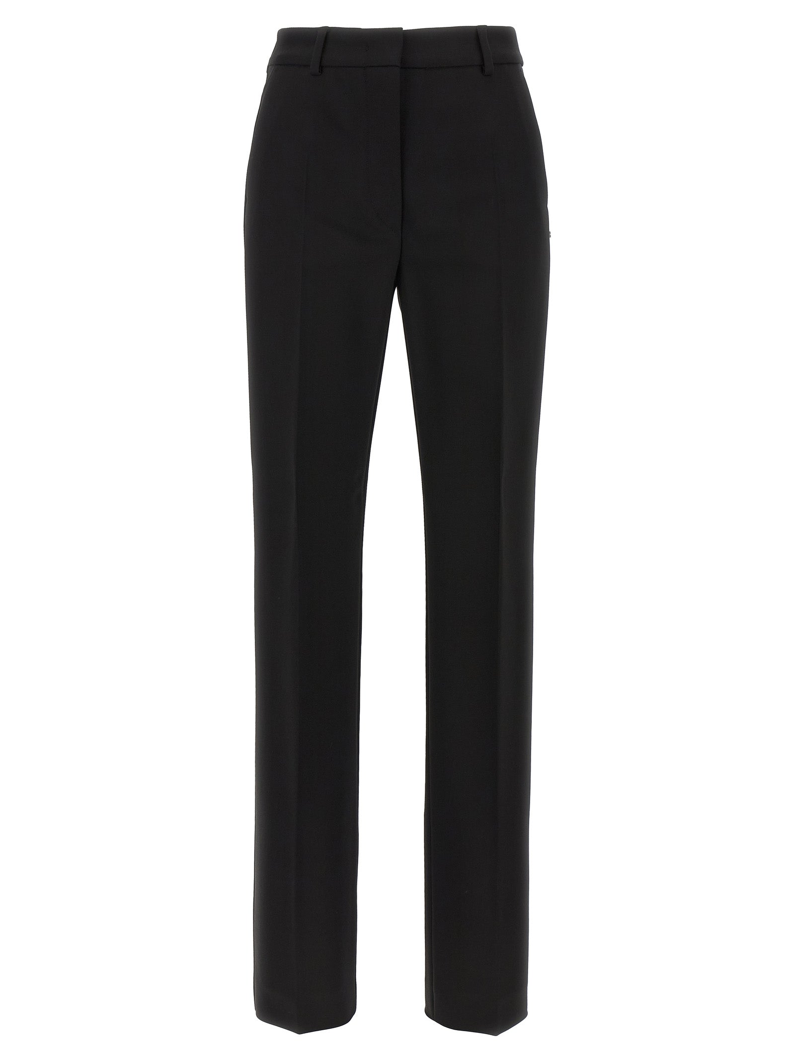 Sportmax Black Viscose Casual Women's Pants