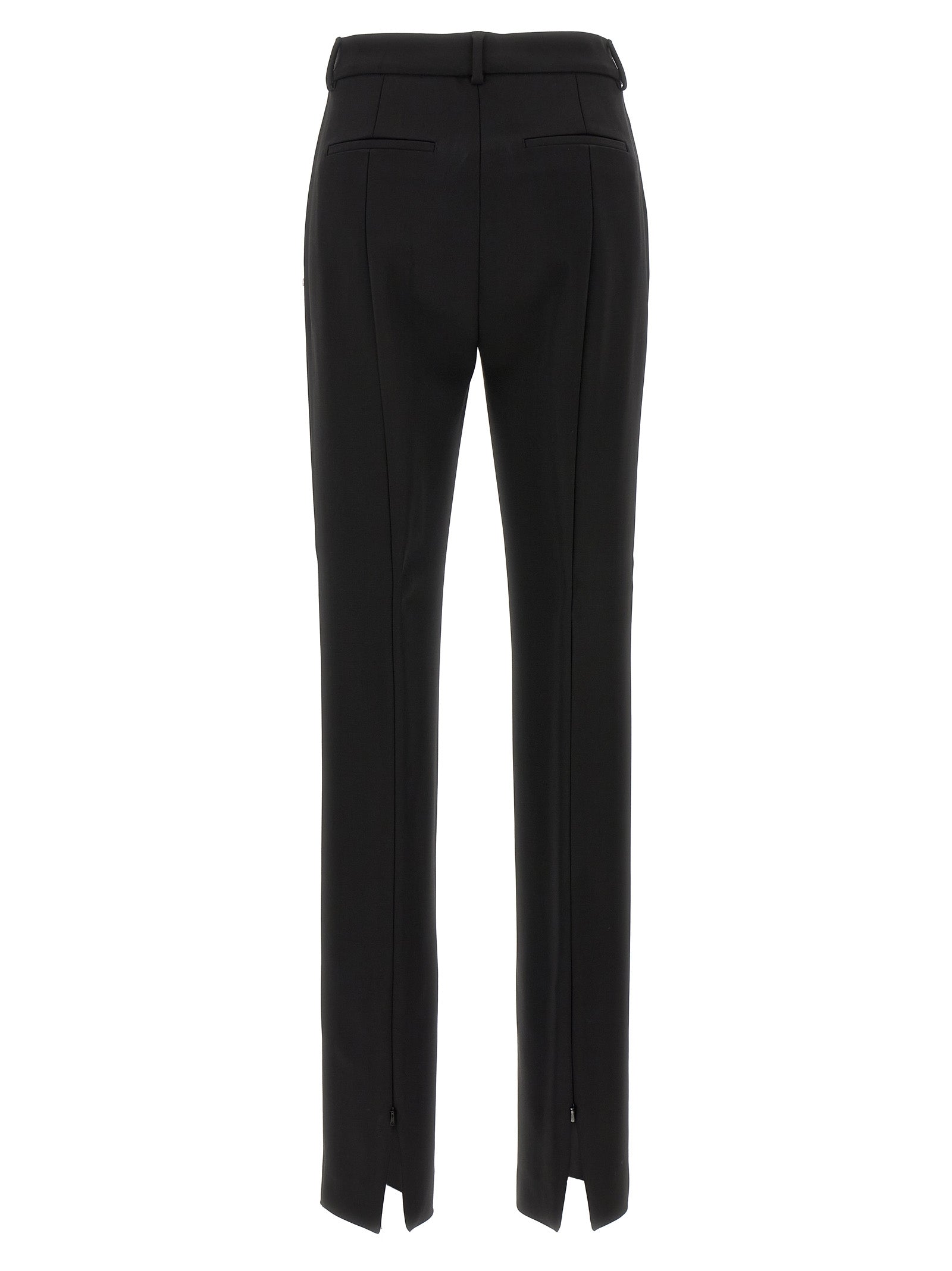 Sportmax Black Viscose Casual Women's Pants
