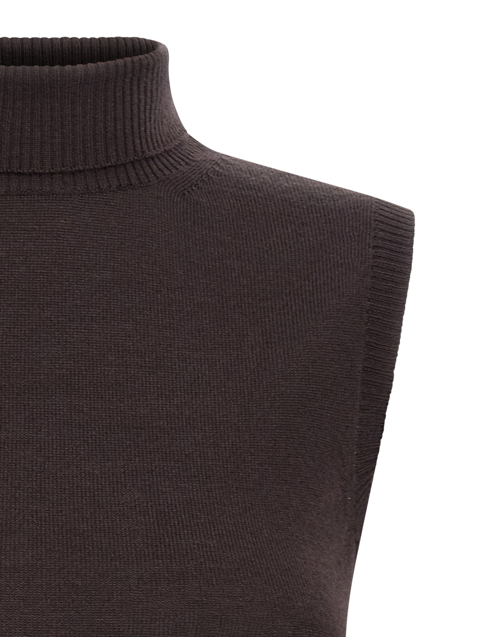Sportmax Brown Virgin Wool Women's Cardigan