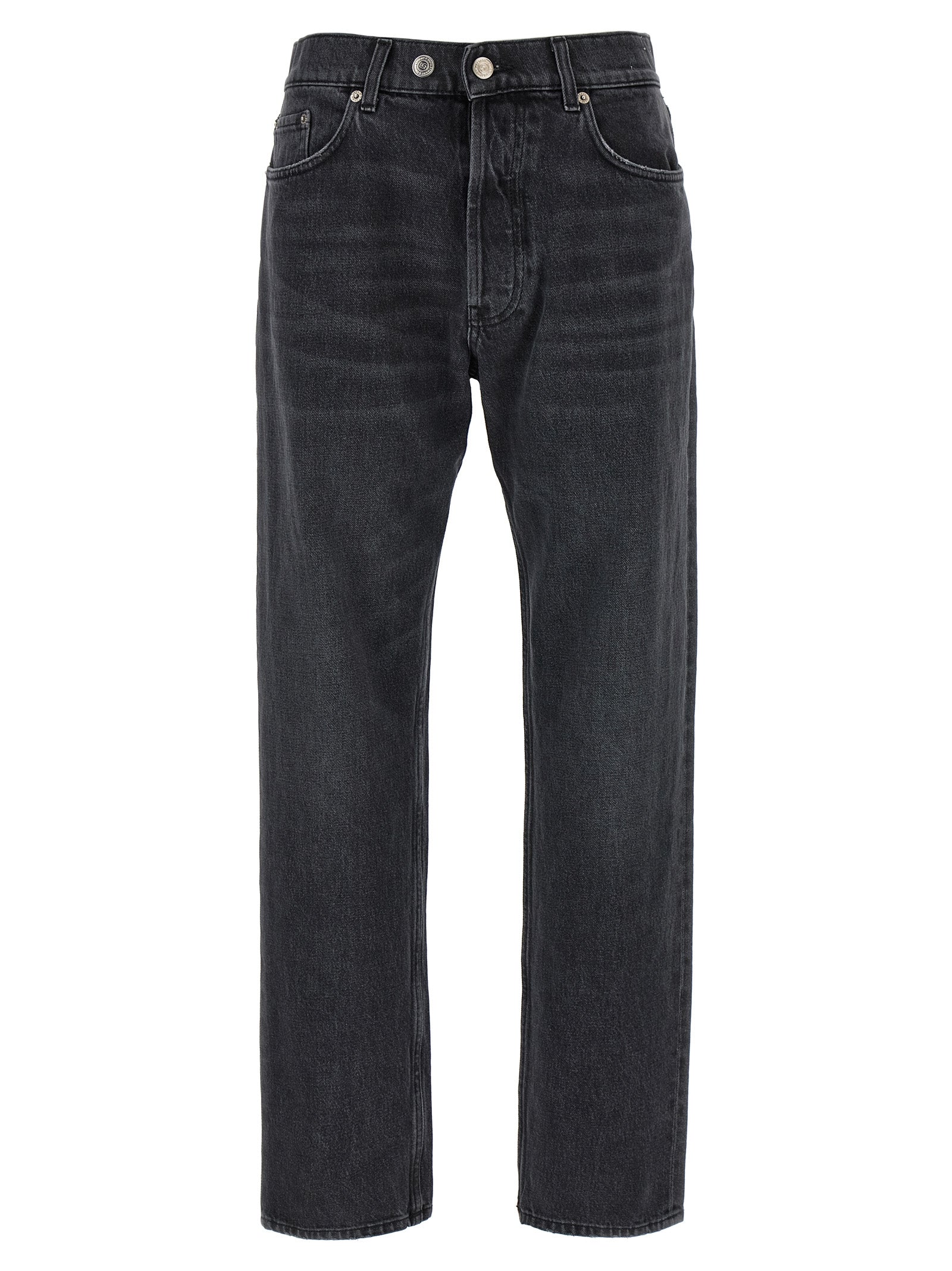 Department 5 Black Cotton Straight-Leg Men's Jeans