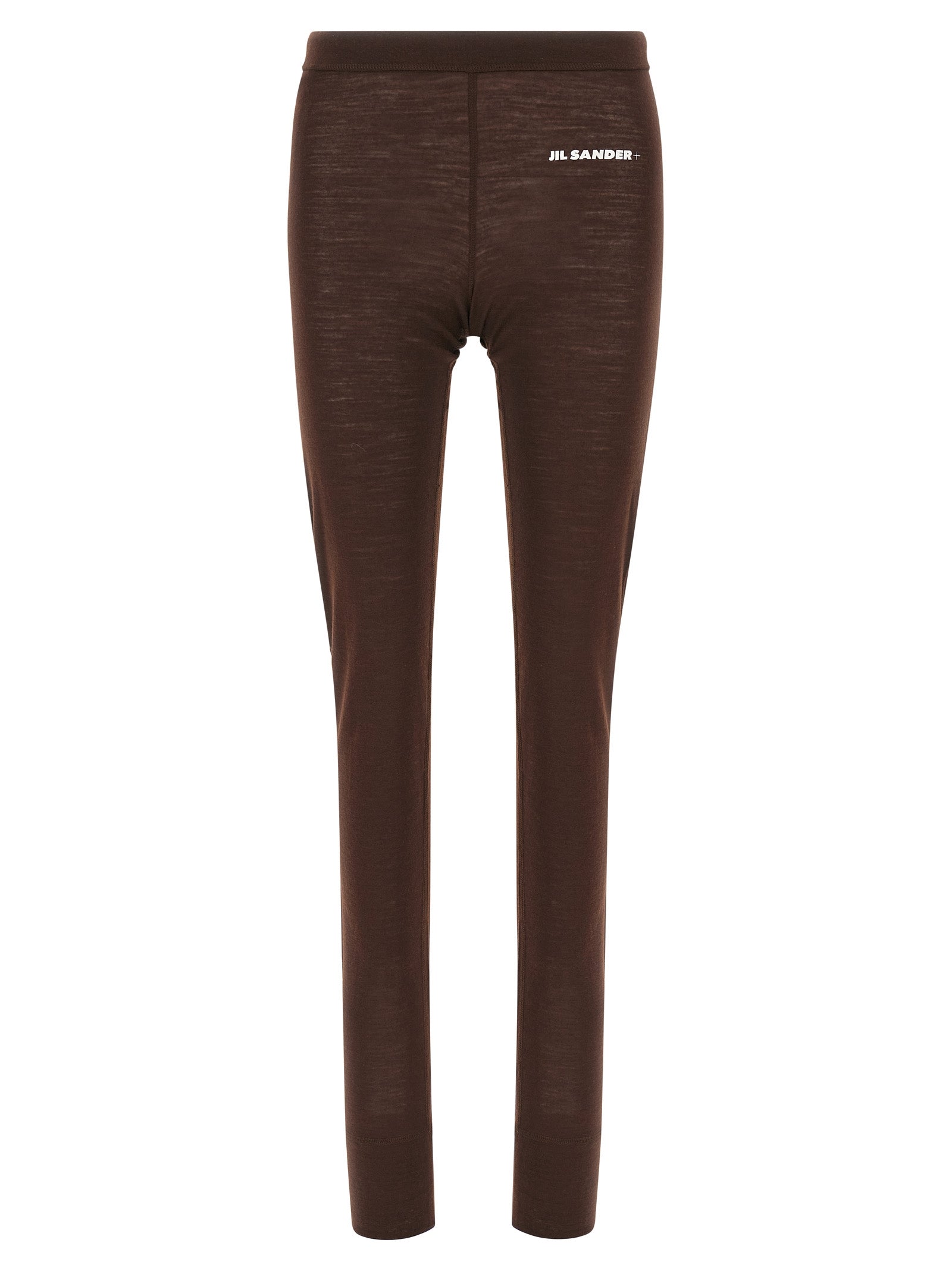 Jil Sander Bordeaux Polyester Women's Leggings
