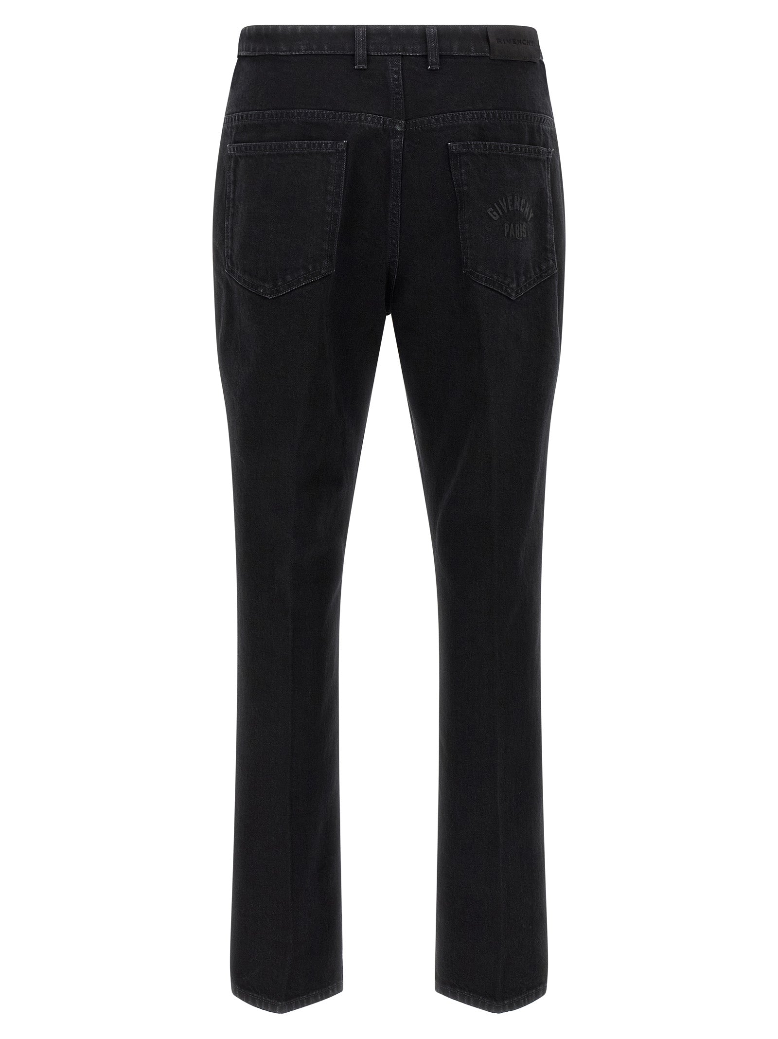 Givenchy Black Cotton Straight-Leg Men's Jeans