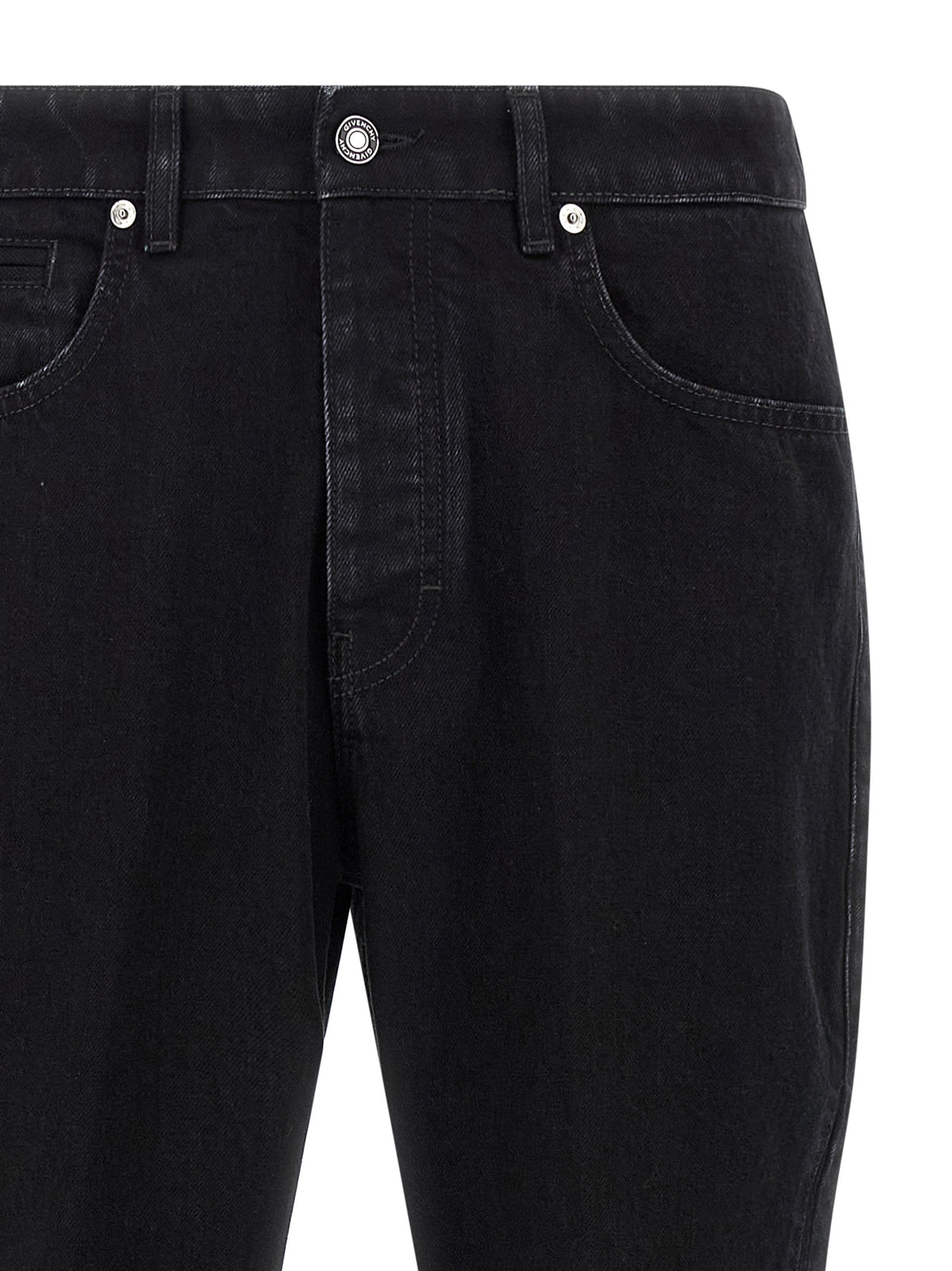 Givenchy Black Cotton Straight-Leg Men's Jeans