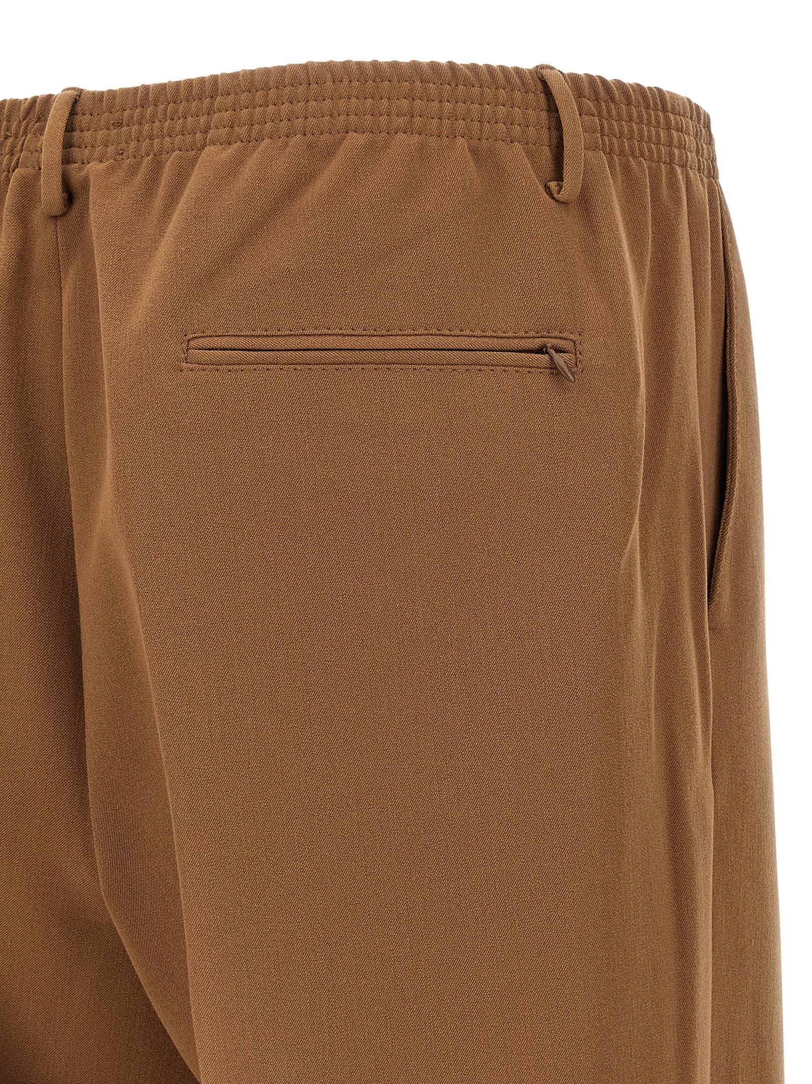 CELLAR DOOR Brown Polyester Casual Men's Pants