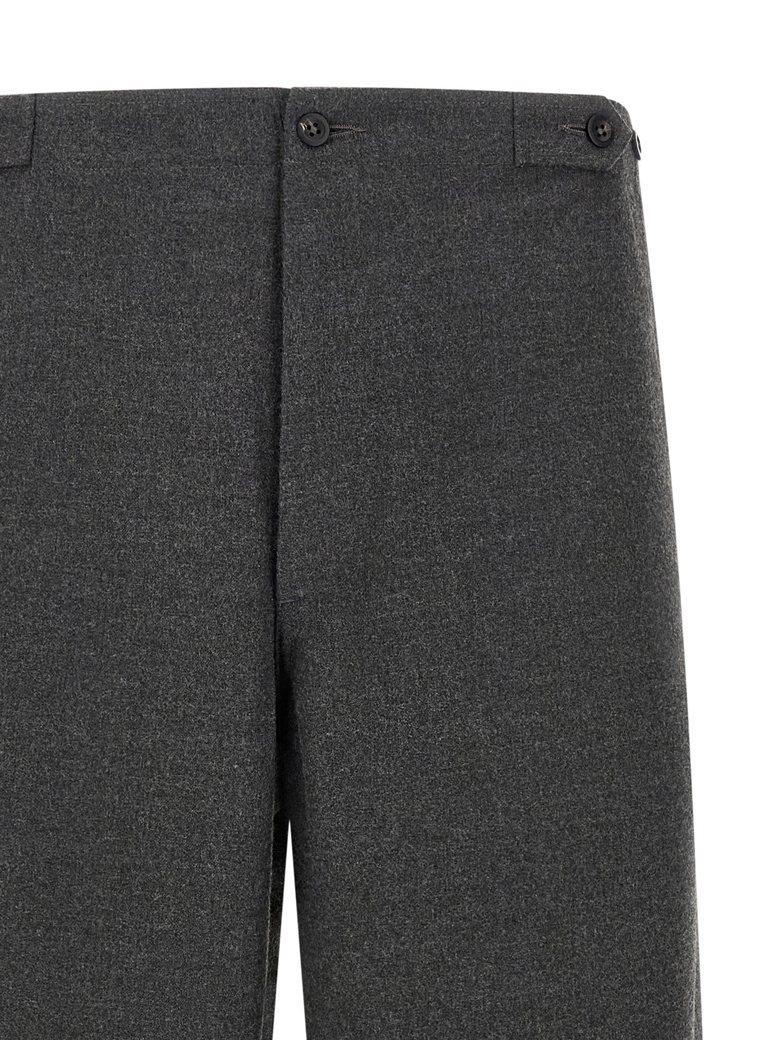 CELLAR DOOR Gray Polyester Casual Men's Pants