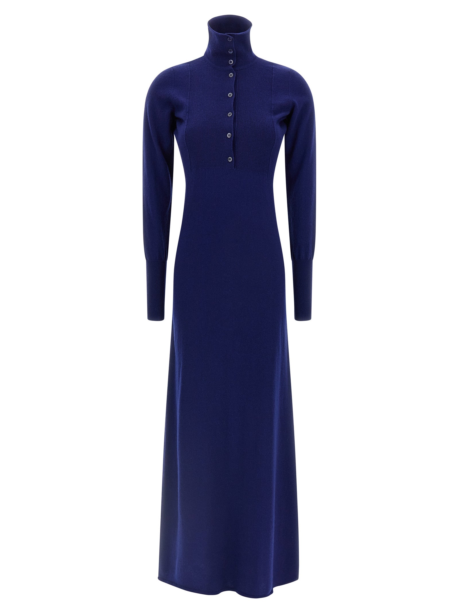 Tom Ford Blue Cashmere Long Women's Dress
