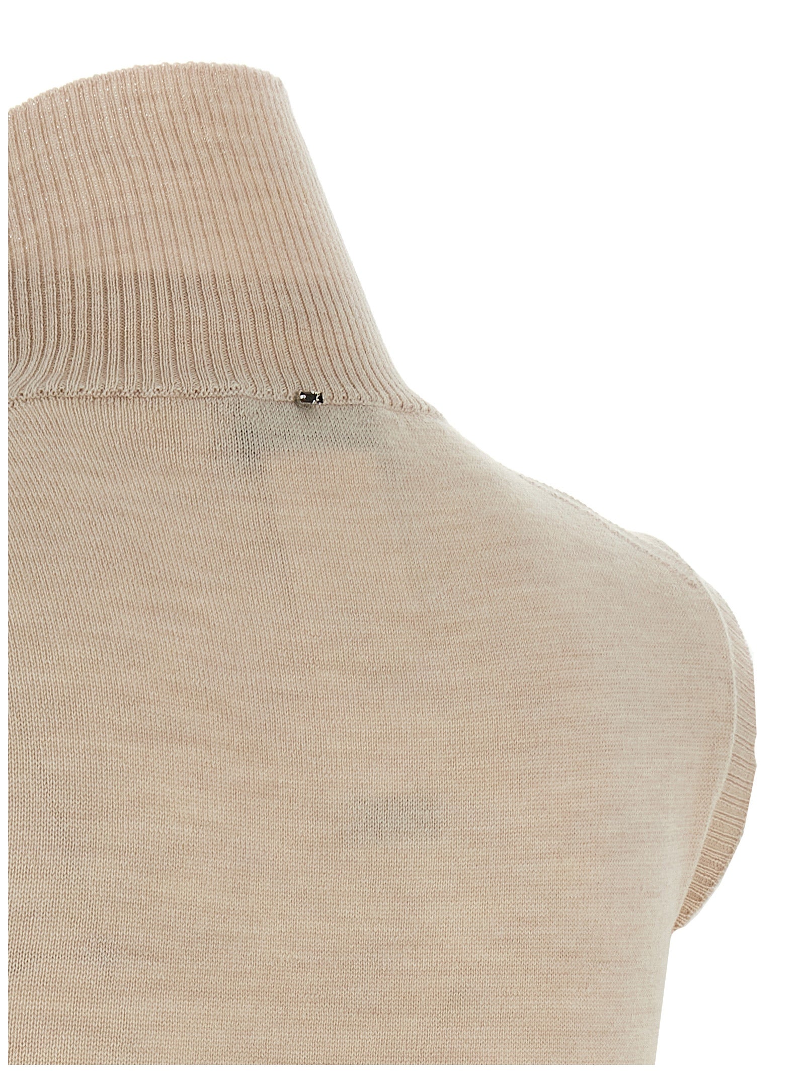 Sportmax Beige Virgin Wool Women's Cardigan