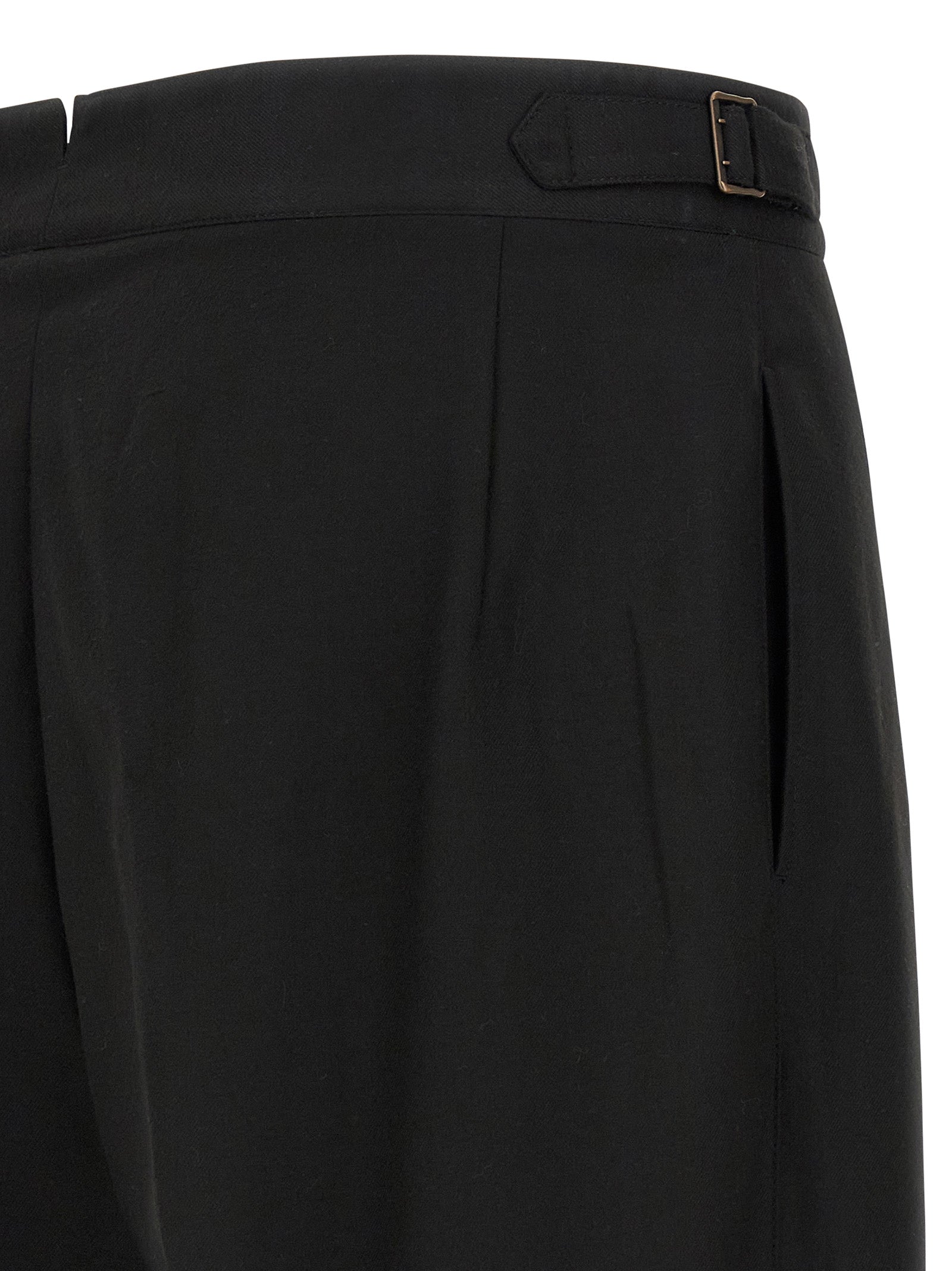 CELLAR DOOR Black Polyester Casual Men's Pants