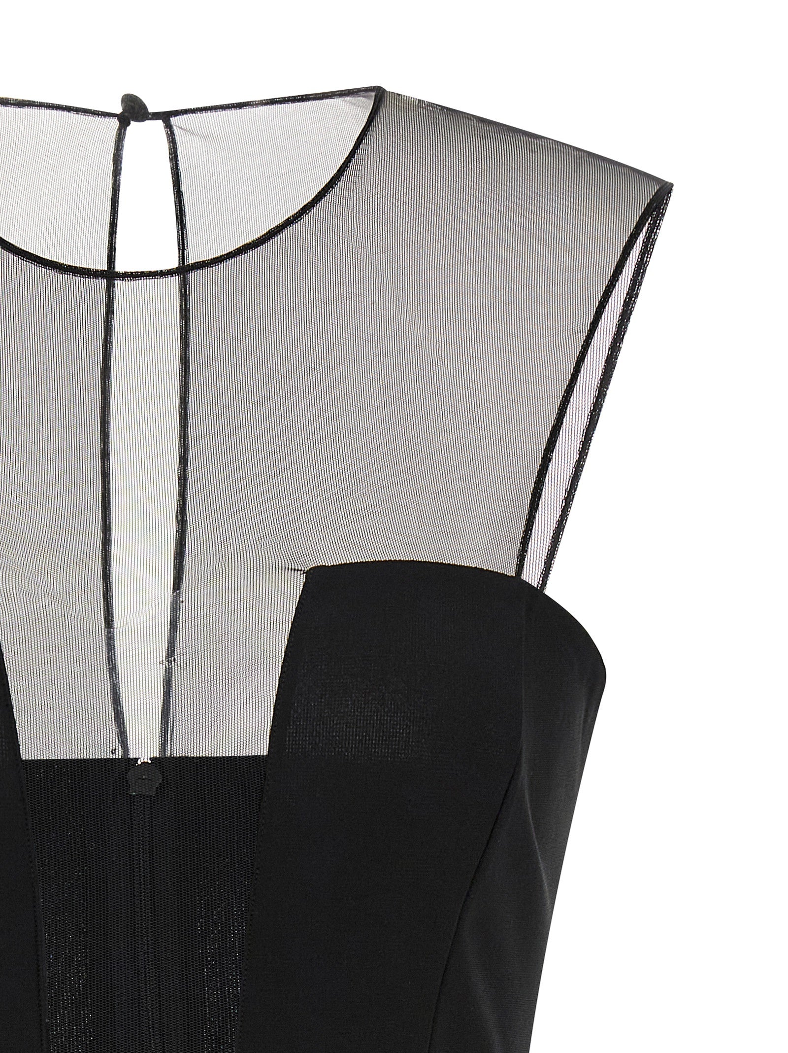 Nensi Dojaka Black Viscose Short Women's Dress
