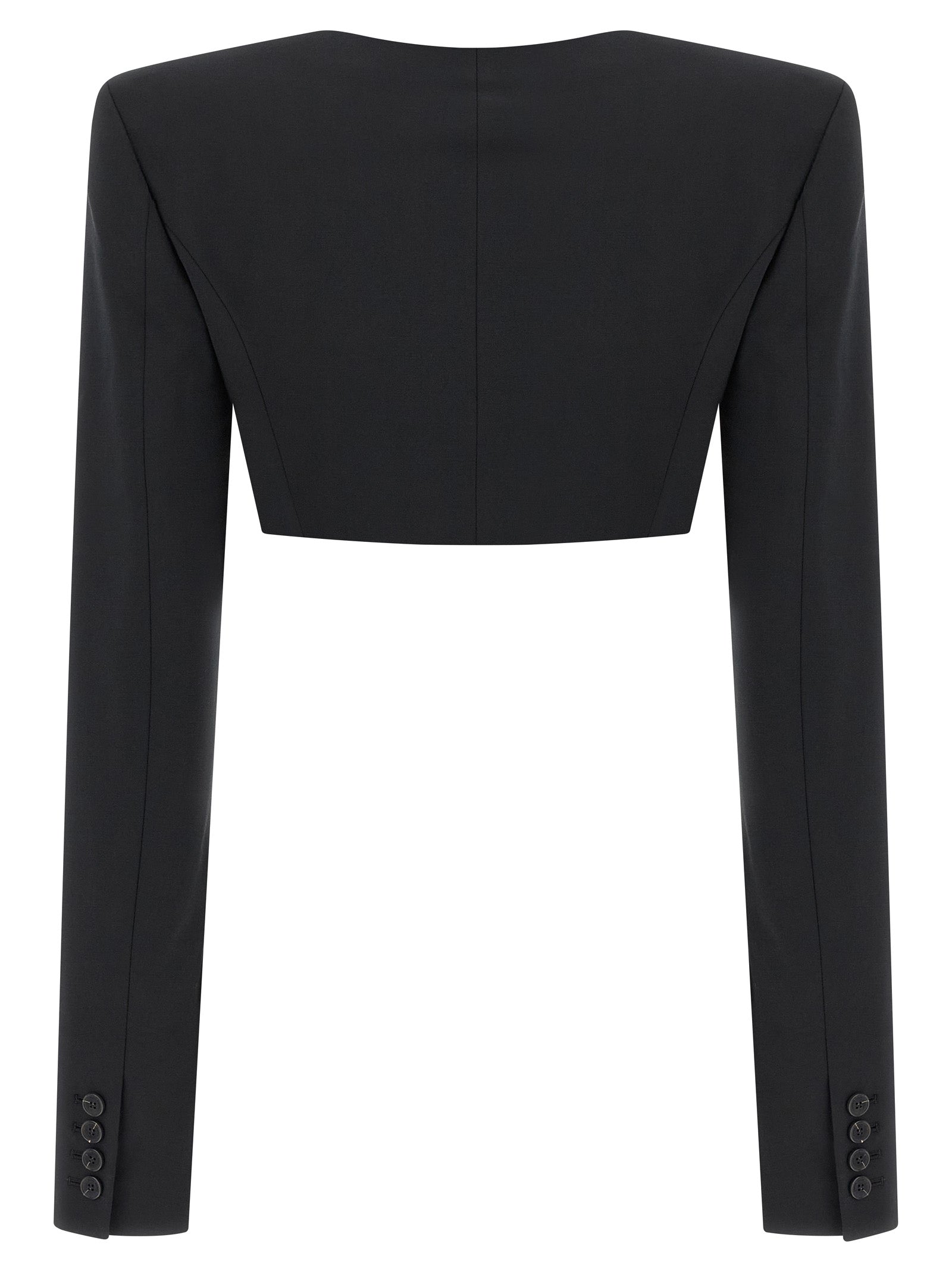 Nensi Dojaka Black Virgin Wool Women's Blazer