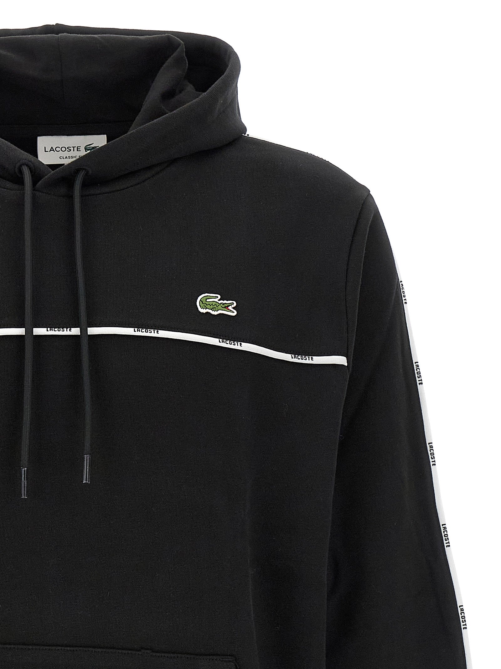 Lacoste Black Cotton Men's Sweatshirt
