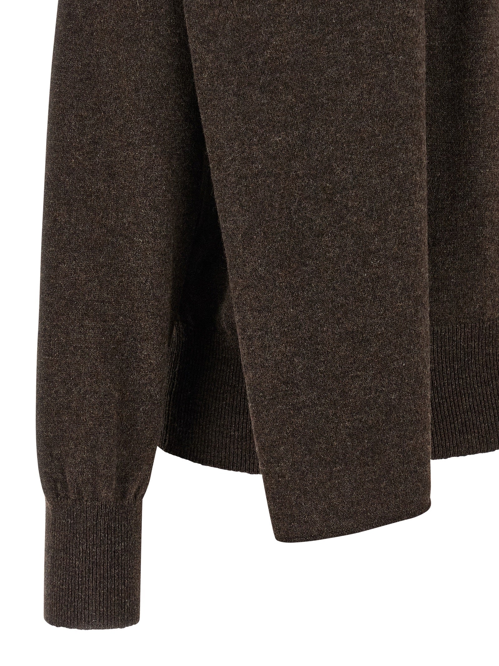 Ferragamo Brown Cashmere Women's Cardigan