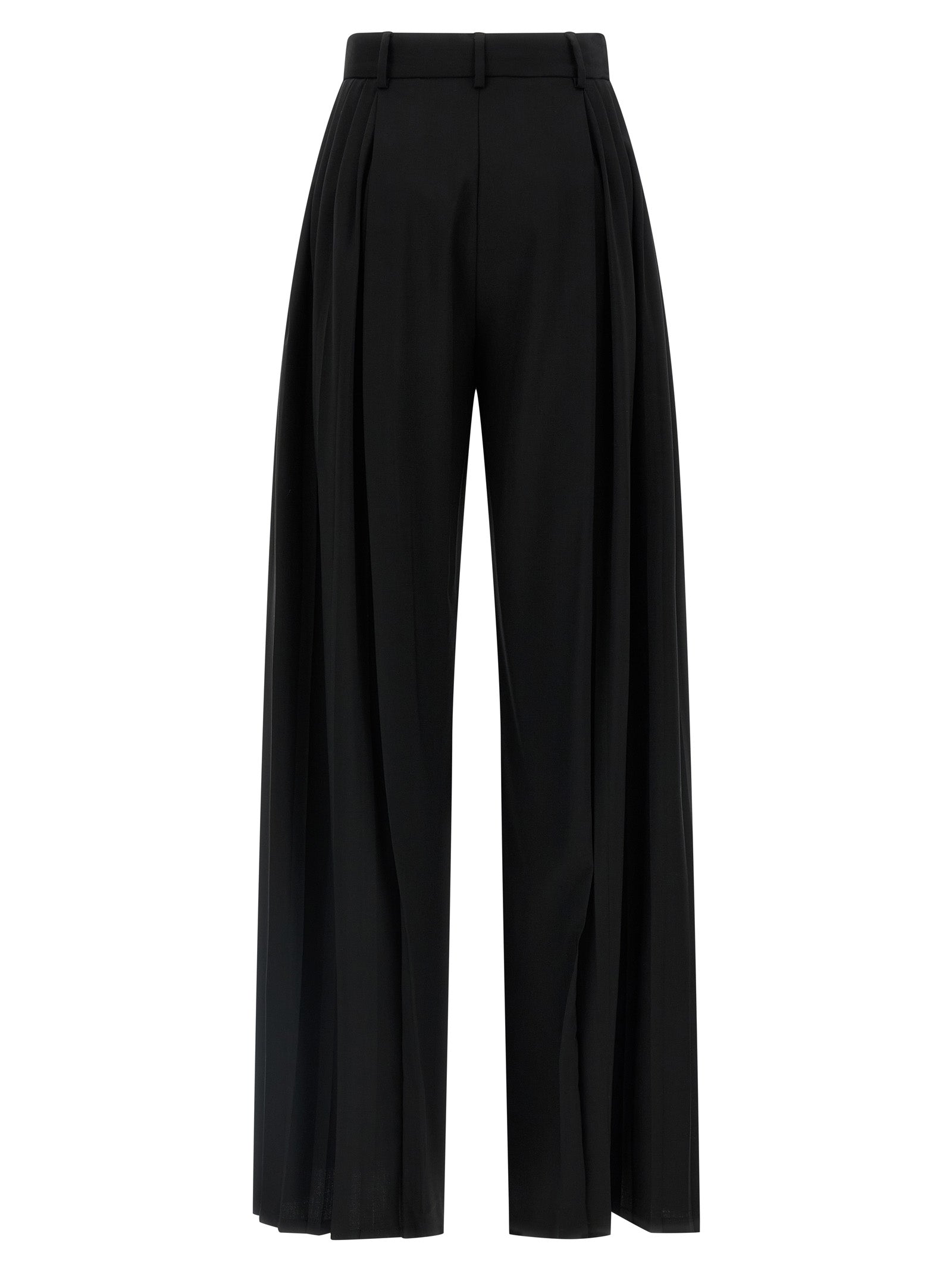 Giuseppe Di Morabito Black Virgin Wool Dress Women's Pants