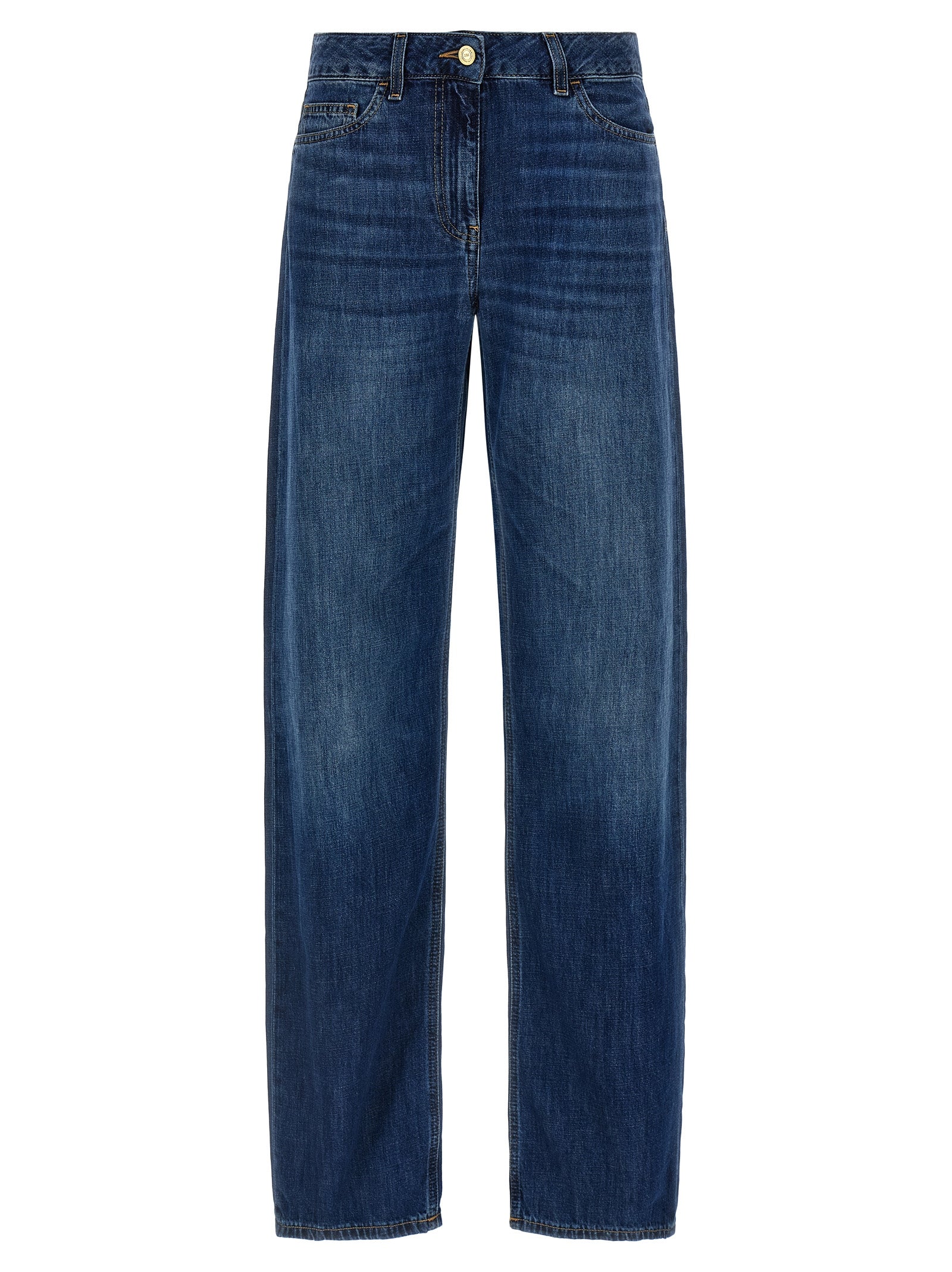 Elisabetta Franchi Blue Cotton Jeans Women's Denim