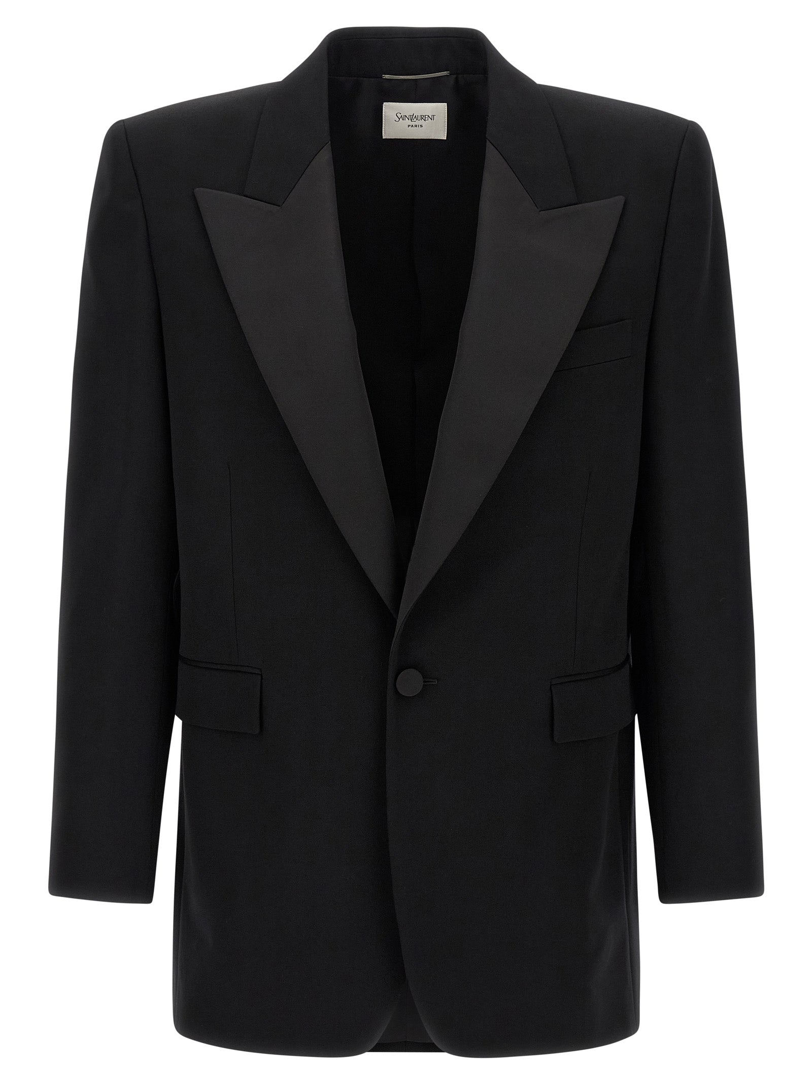 Saint Laurent Black Wool Men's Blazer