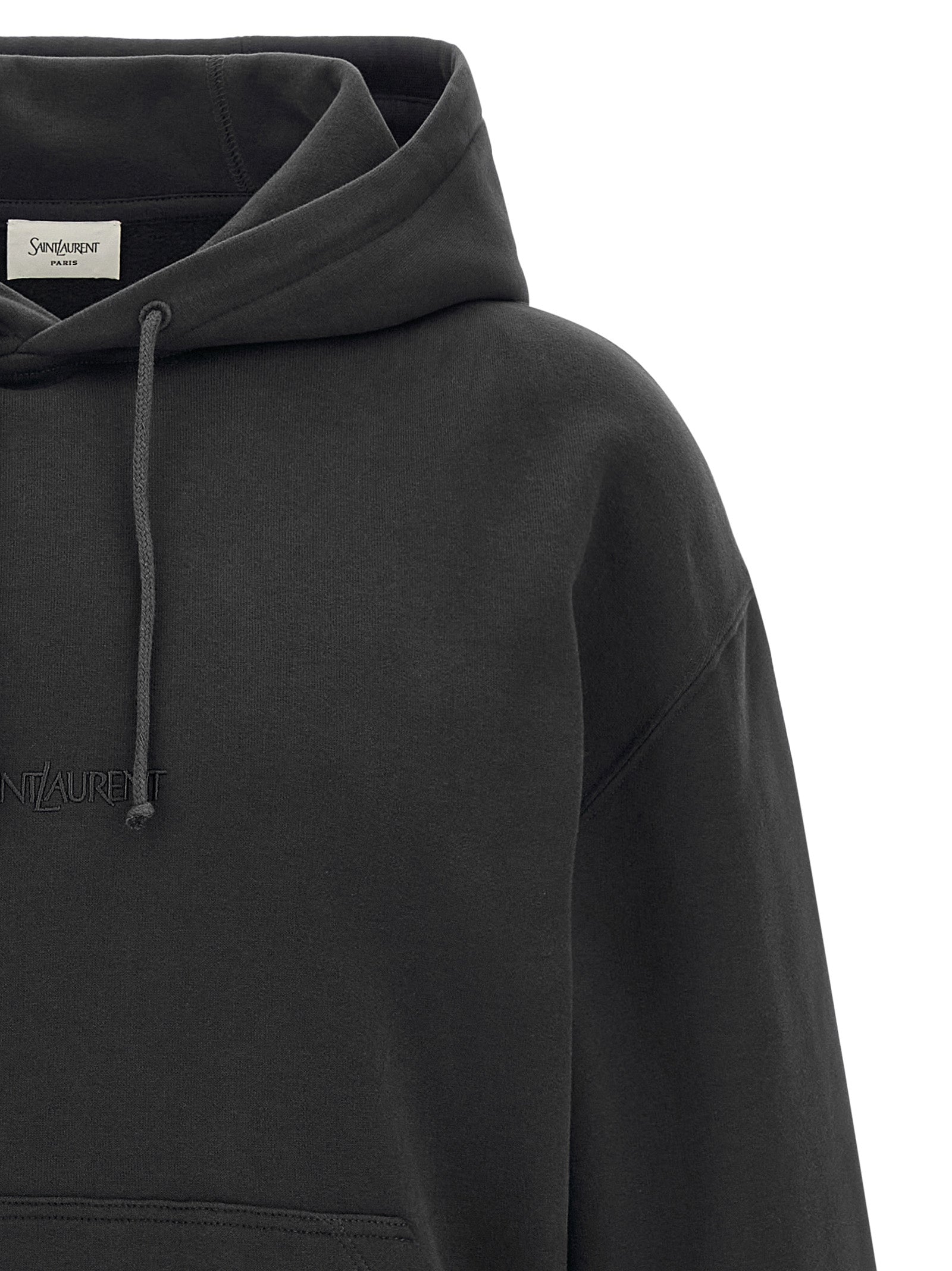 Saint Laurent Gray Cotton Men's Sweatshirt