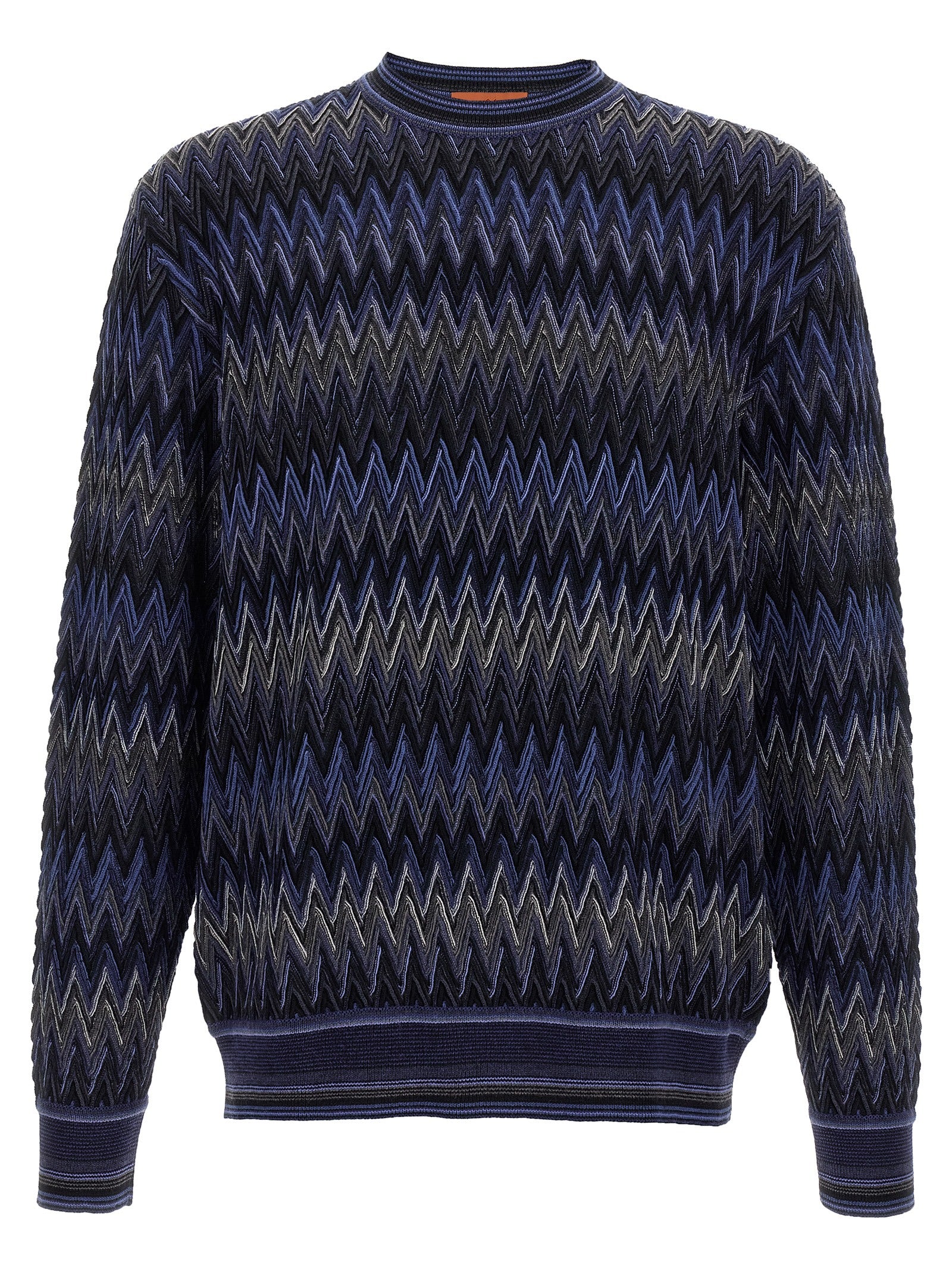 Missoni Blue Wool Men's Cardigan