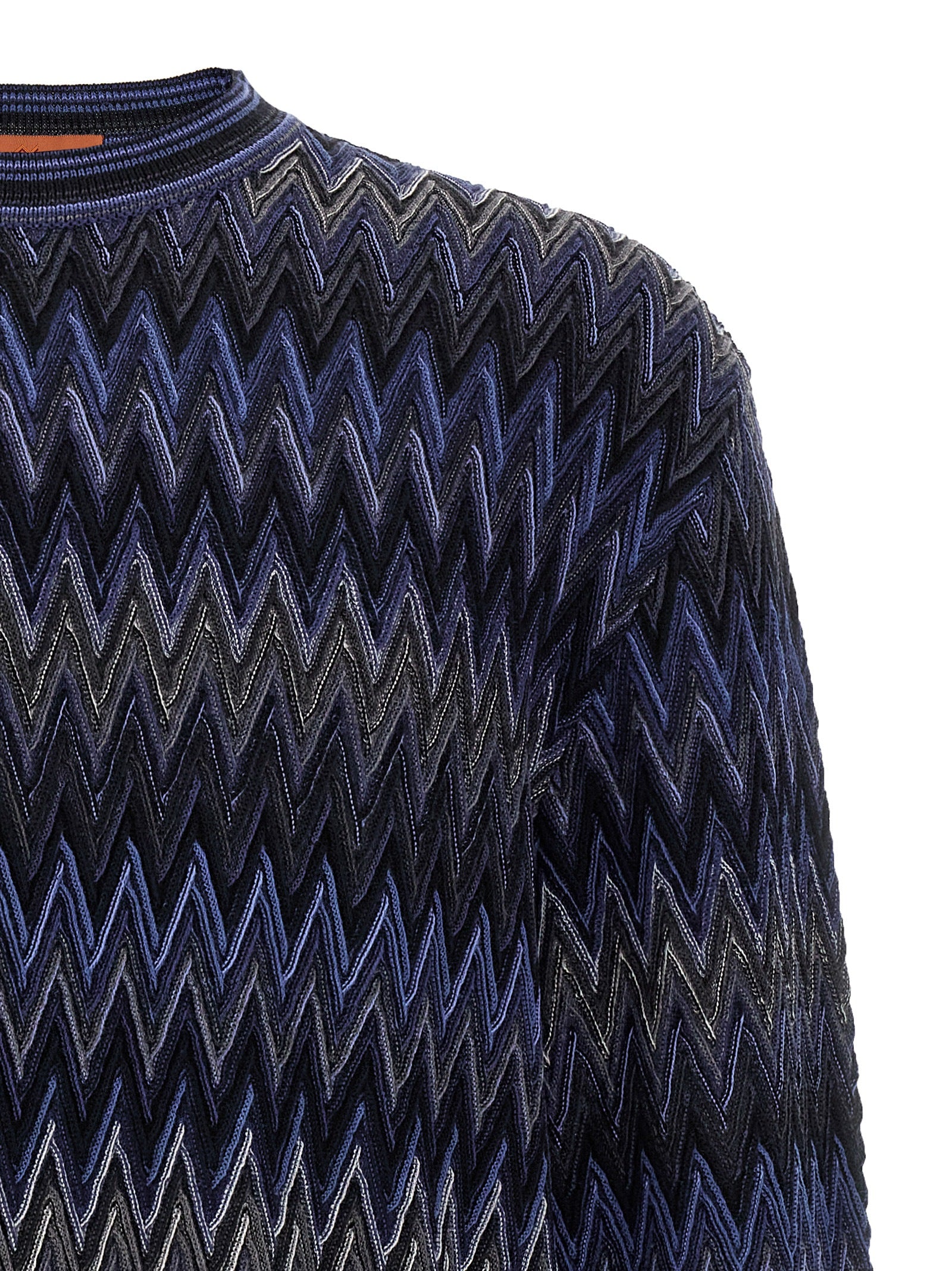 Missoni Blue Wool Men's Cardigan