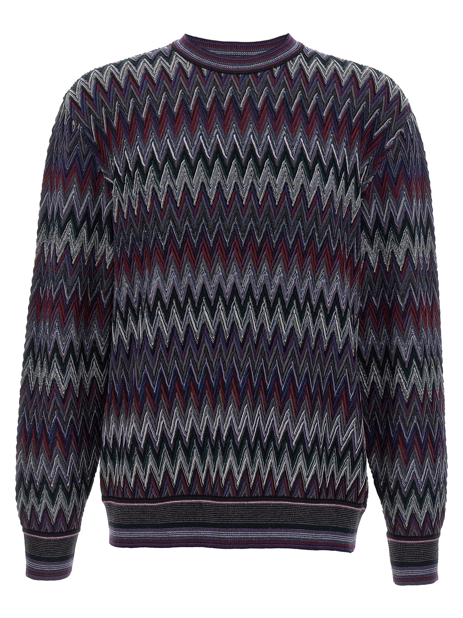 Missoni Blue Wool Men's Cardigan