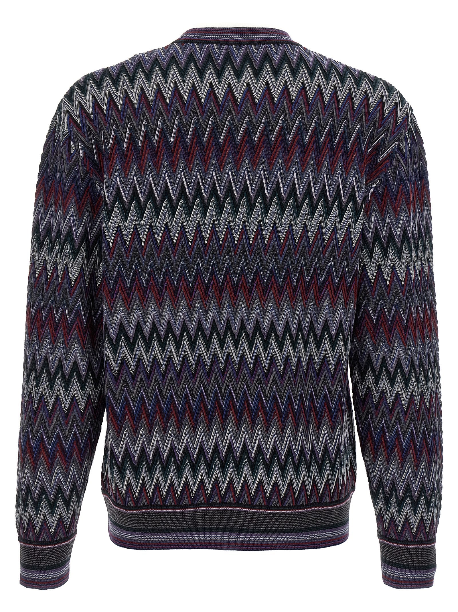 Missoni Blue Wool Men's Cardigan