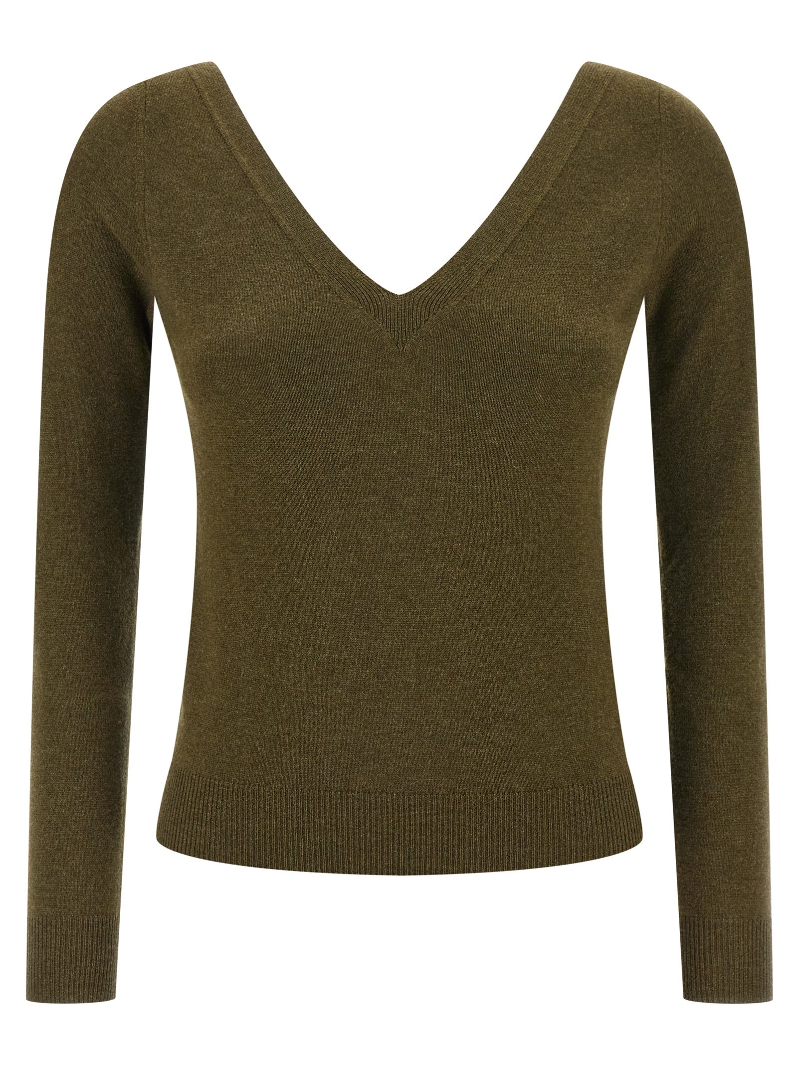 Saint Laurent Bicolor Cashmere Women's Cardigan