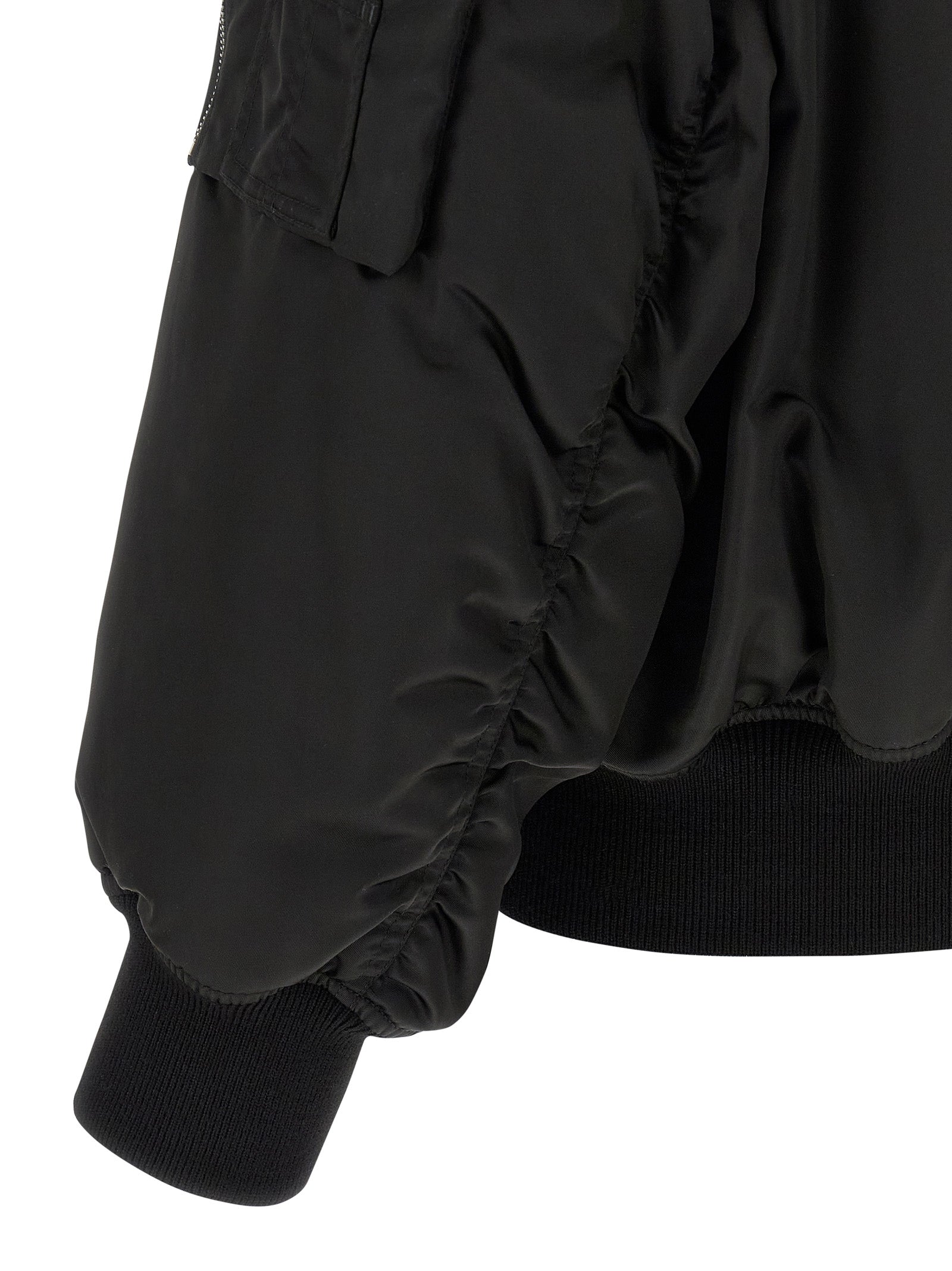 Saint Laurent Black Polyamide Men's Bomber