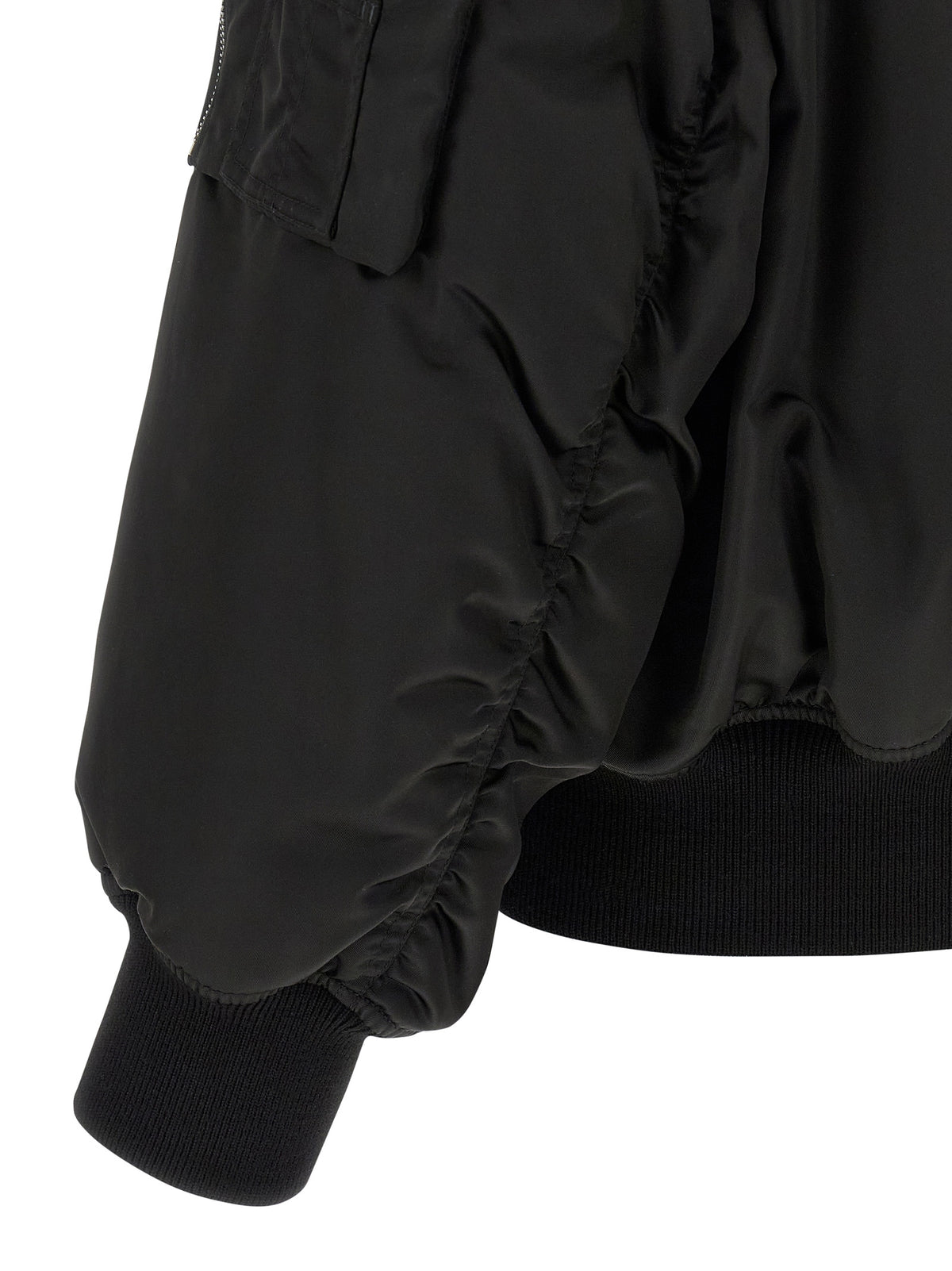 Saint Laurent Black Polyamide Men's Bomber