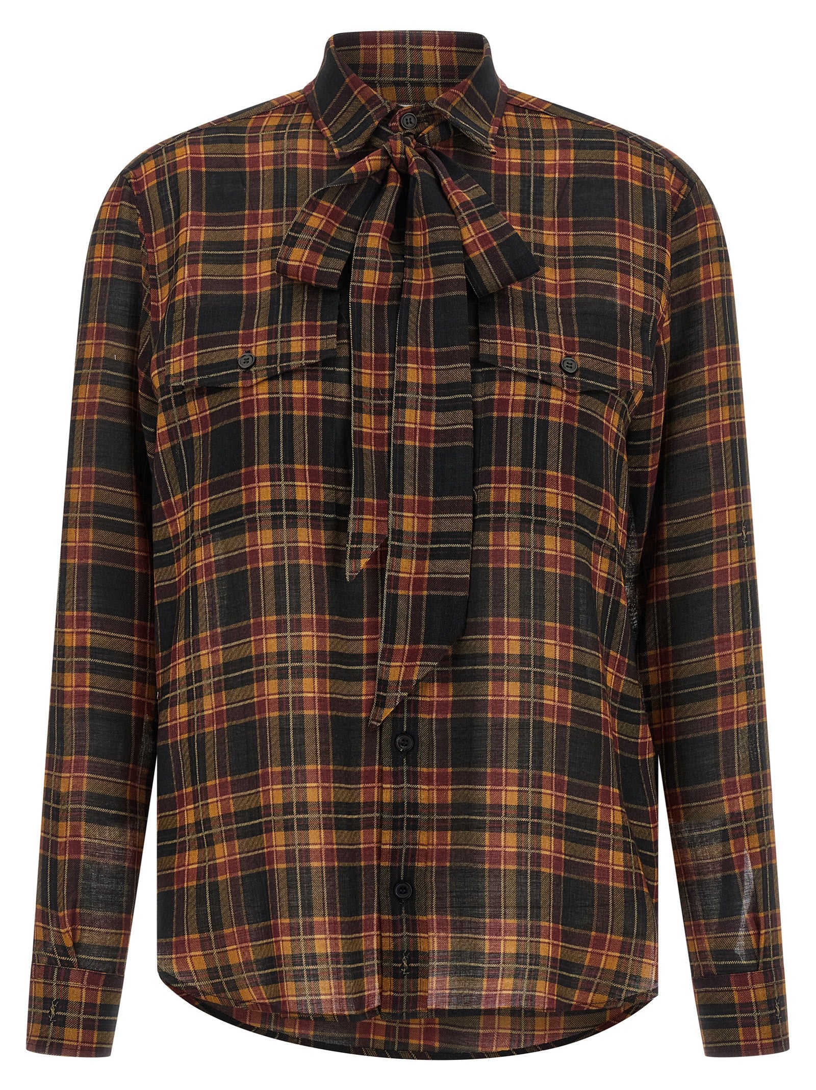 Saint Laurent Multicolor Wool Women's Blouse