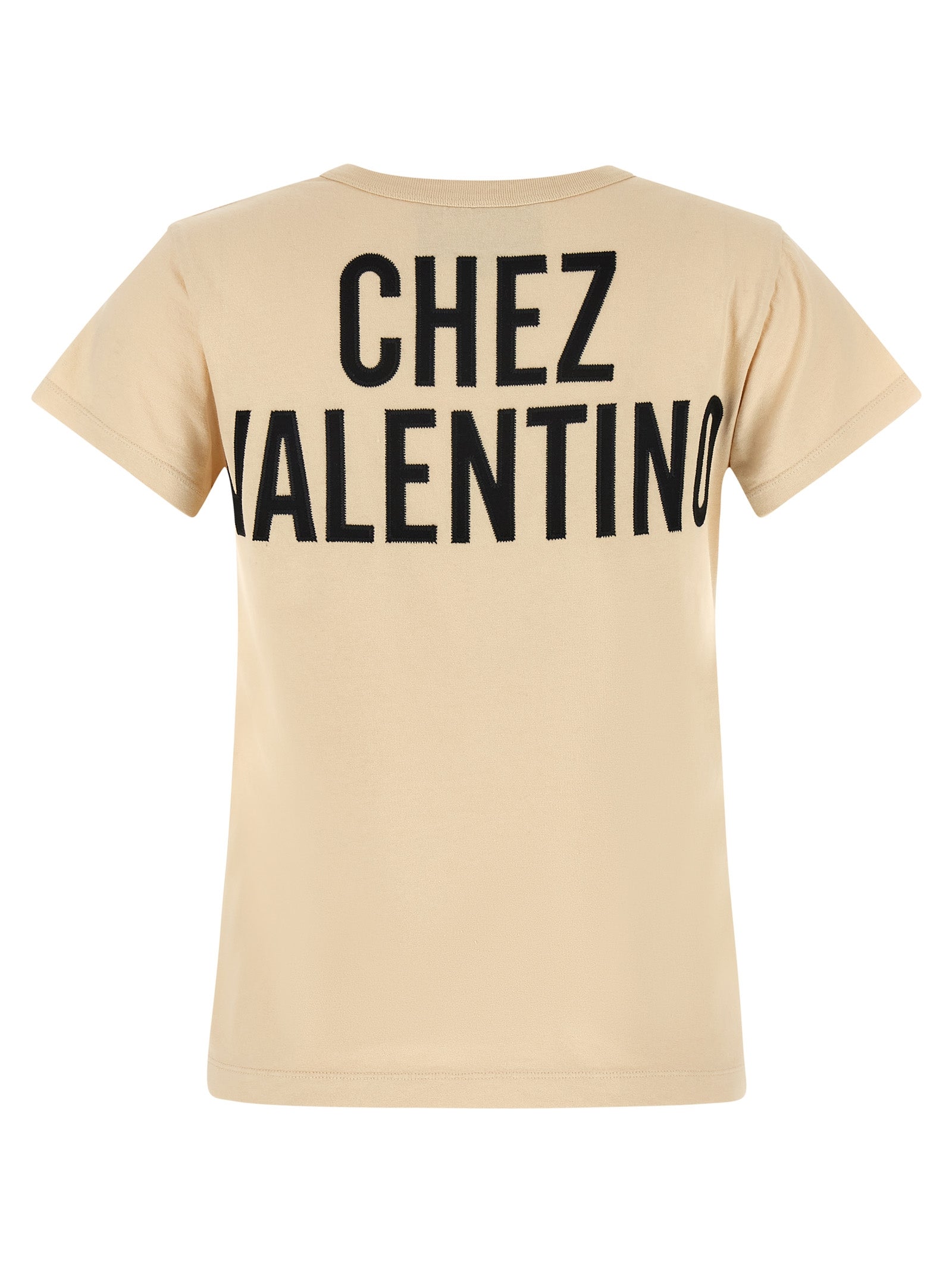 Valentino Garavani Beige Cotton Women's T-Shirt