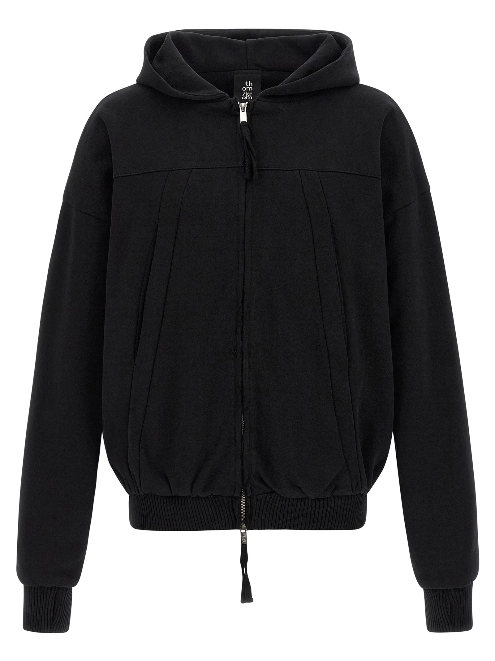 Thom Krom Black Cotton Men's Sweatshirt