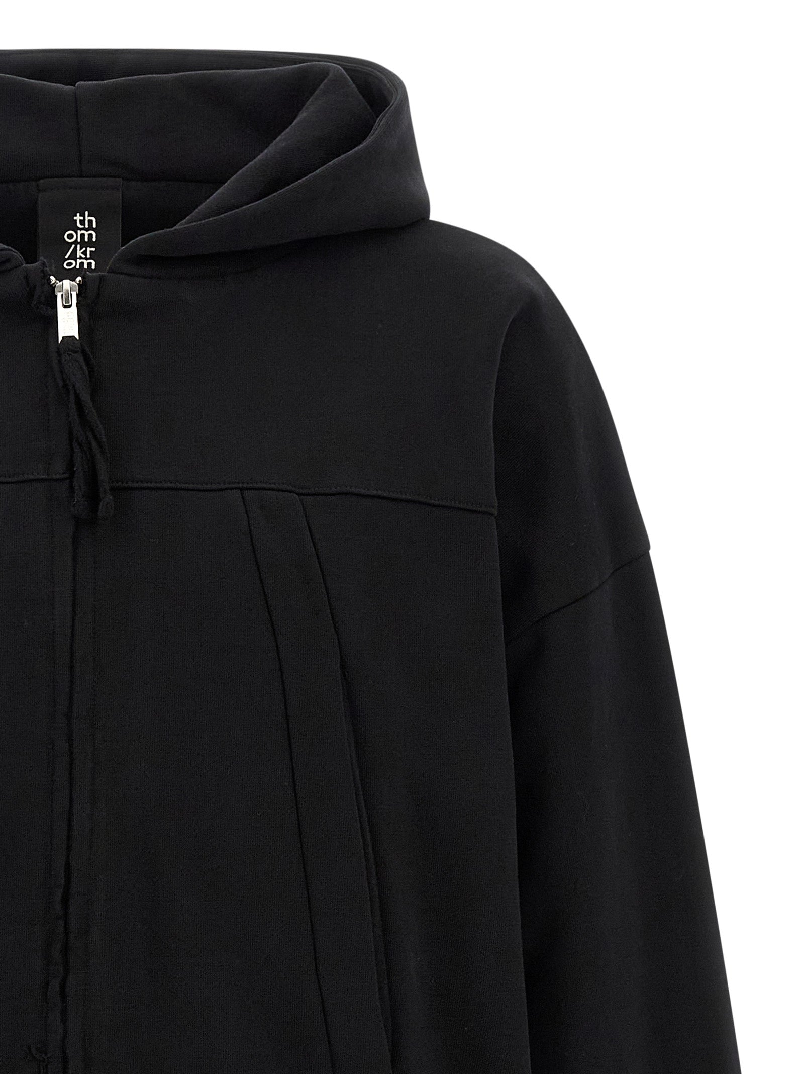 Thom Krom Black Cotton Men's Sweatshirt