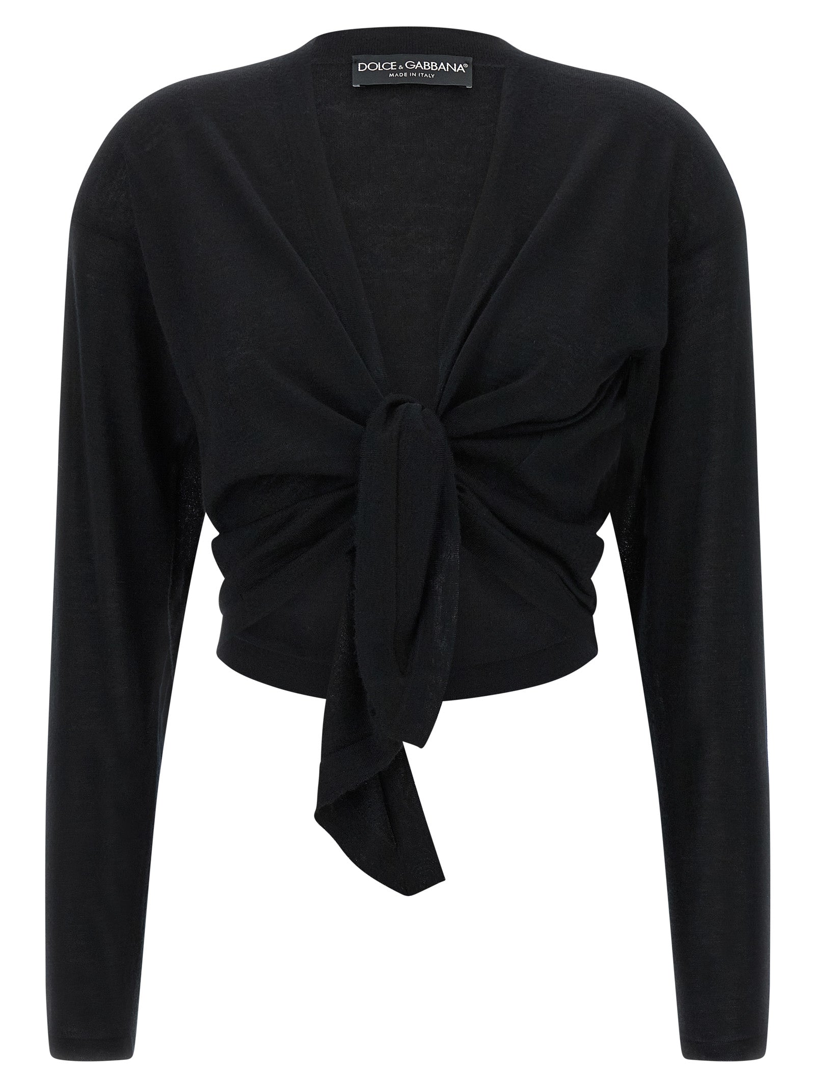 Dolce & Gabbana Black Cashmere Women's Cardigan
