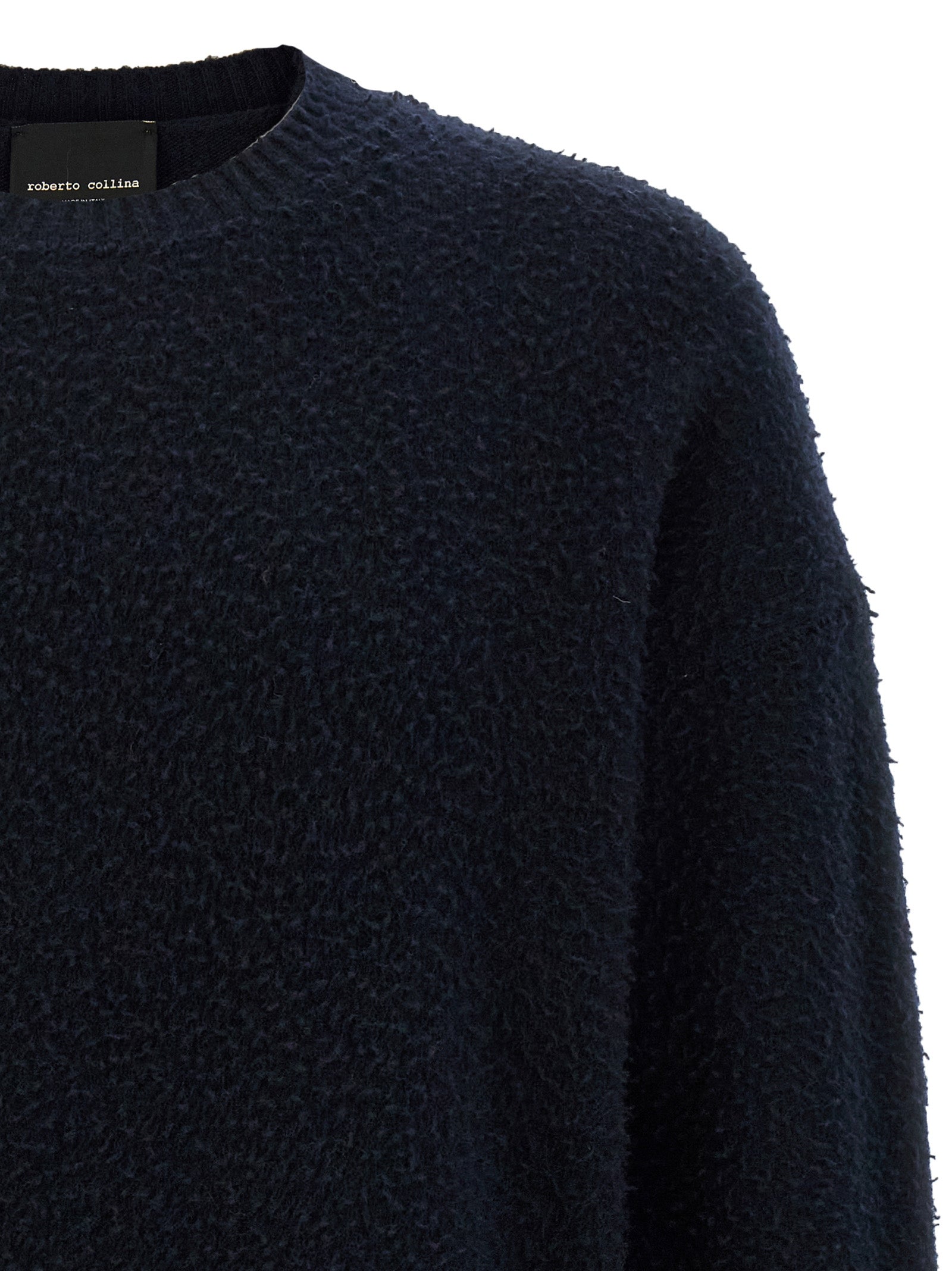 Roberto Collina Blue Merino Wool Men's Cardigan