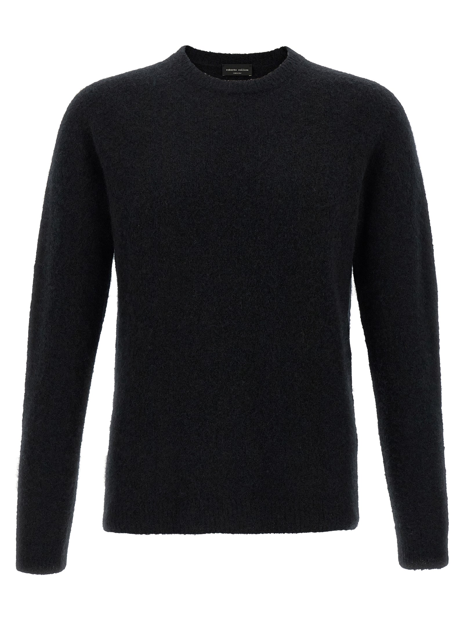 Roberto Collina Black Cashmere Men's Cardigan