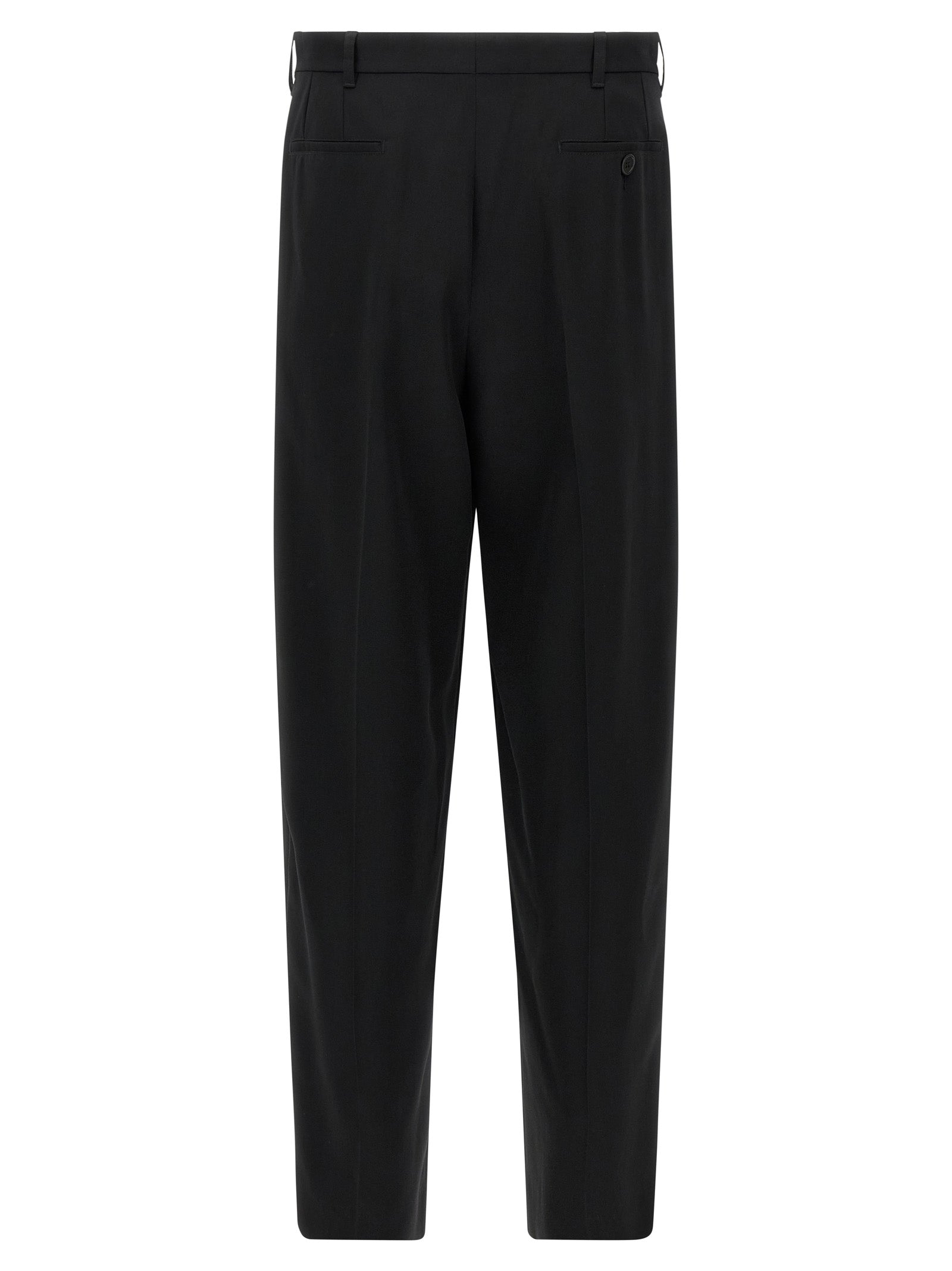 Marni Black Virgin Wool Dress Men's Pants