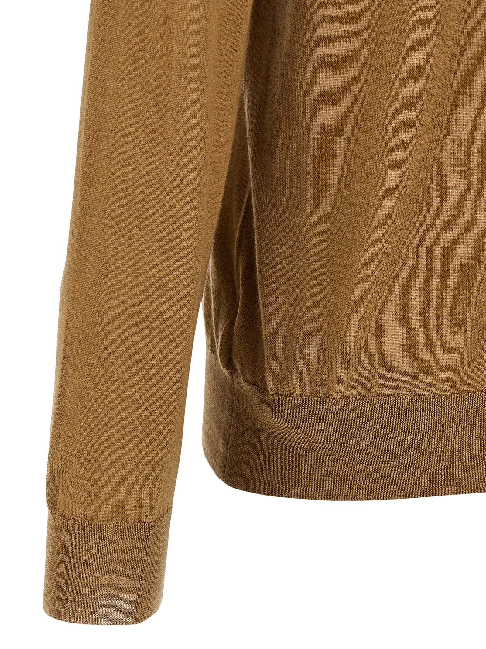 ZANONE Beige Cashmere Polo Men's Shirt