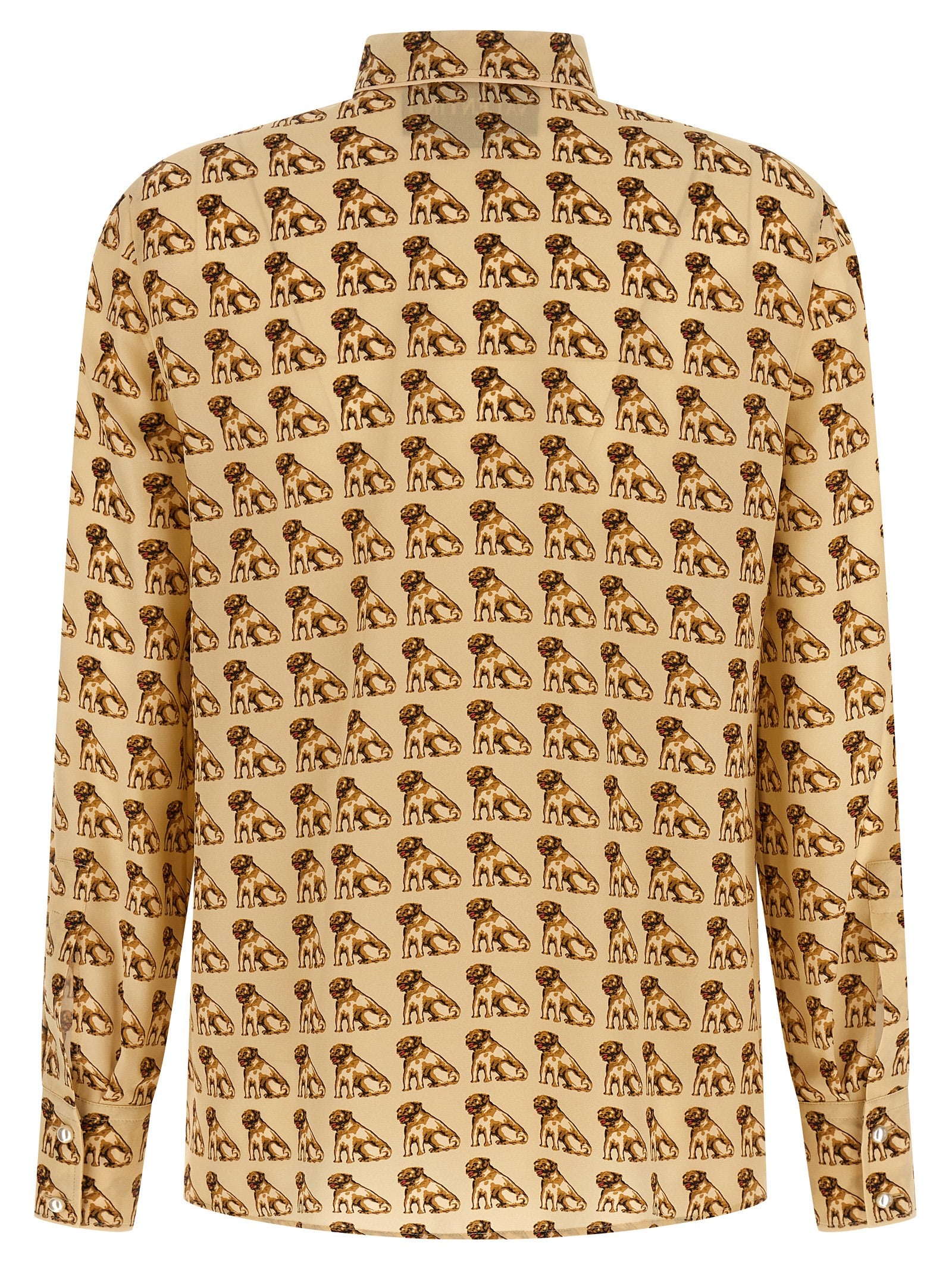 Valentino Garavani Beige Silk Women's Blouse