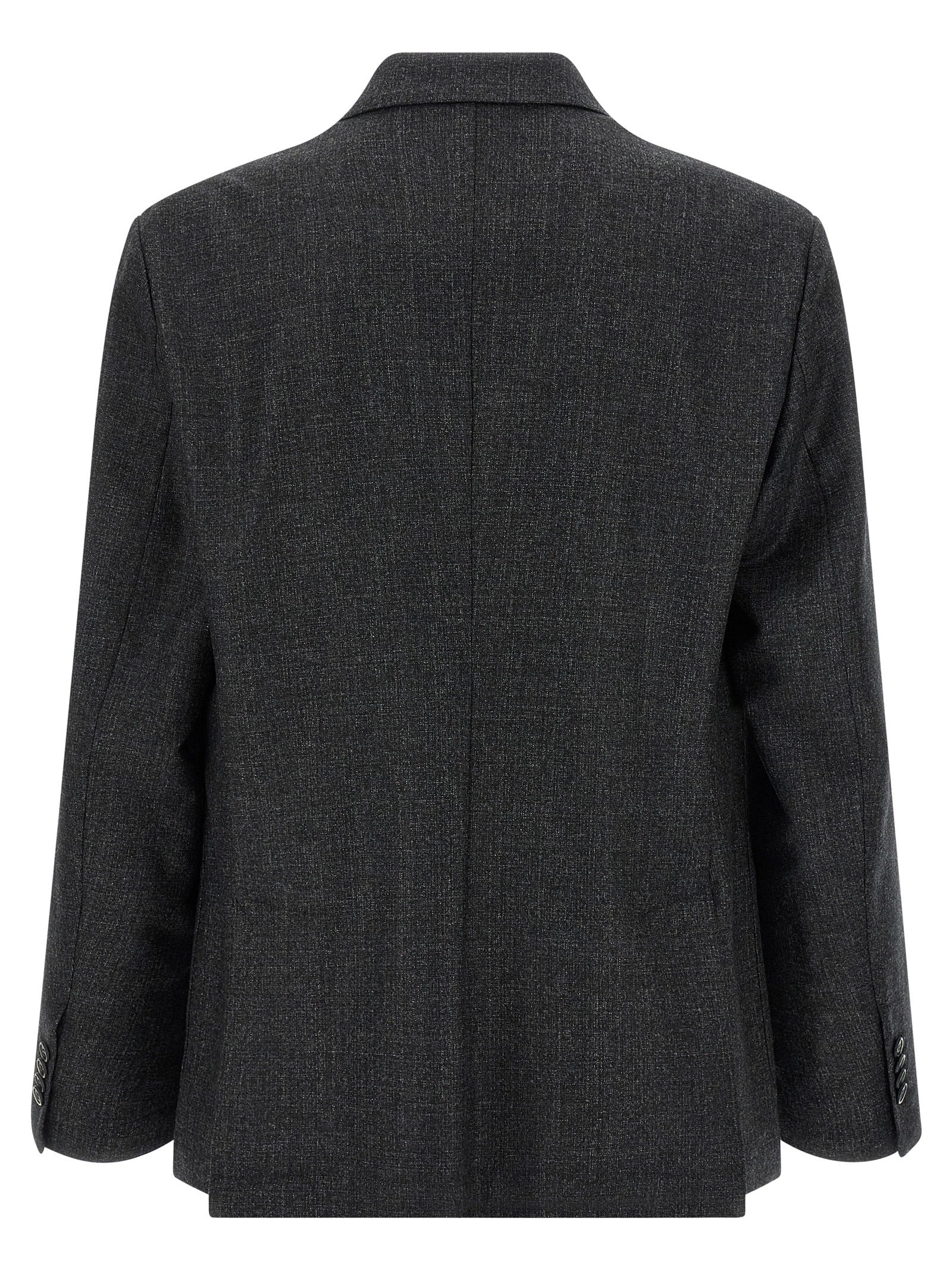 BARENA Gray Virgin Wool Men's Blazer