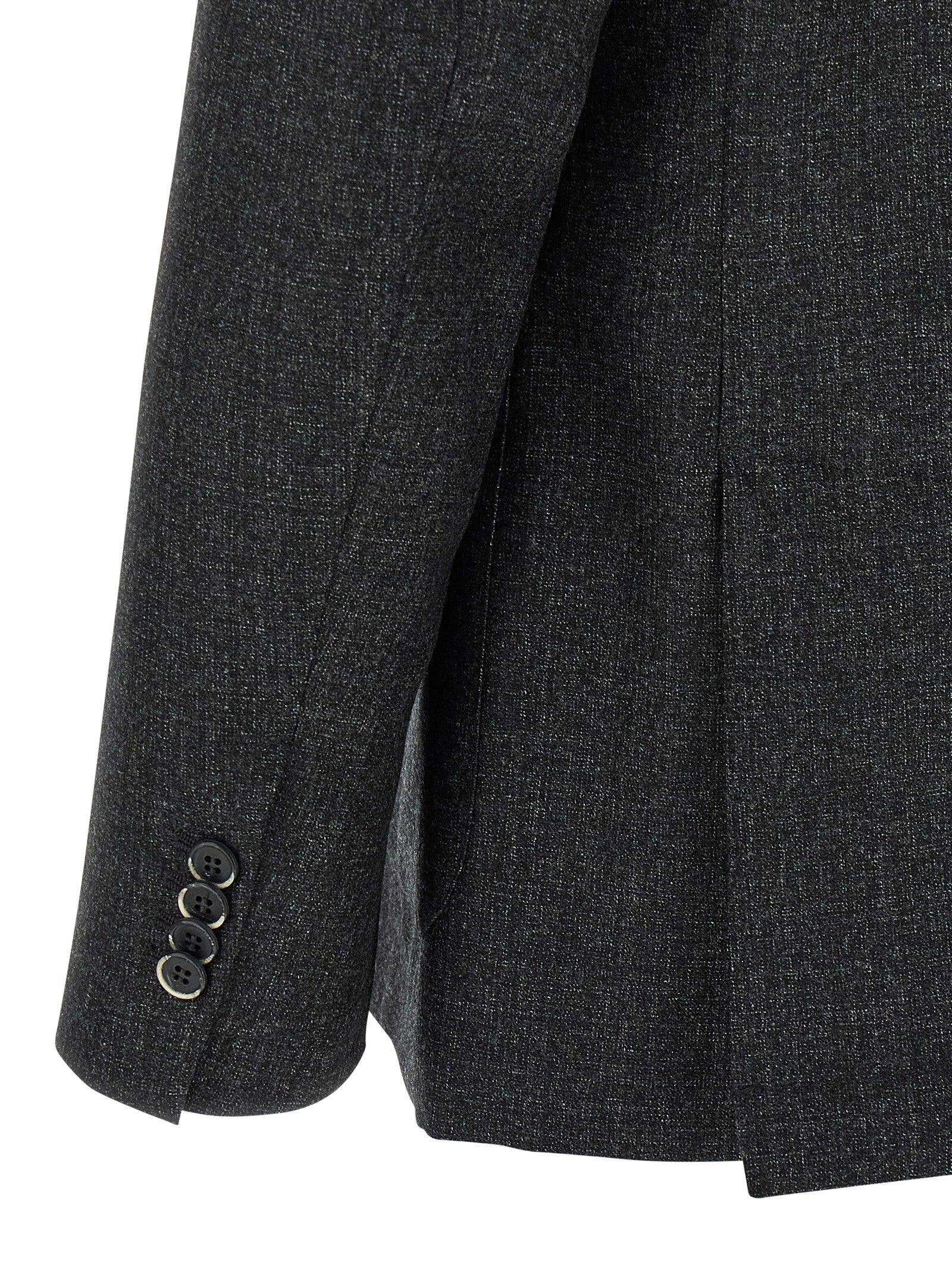 BARENA Gray Virgin Wool Men's Blazer