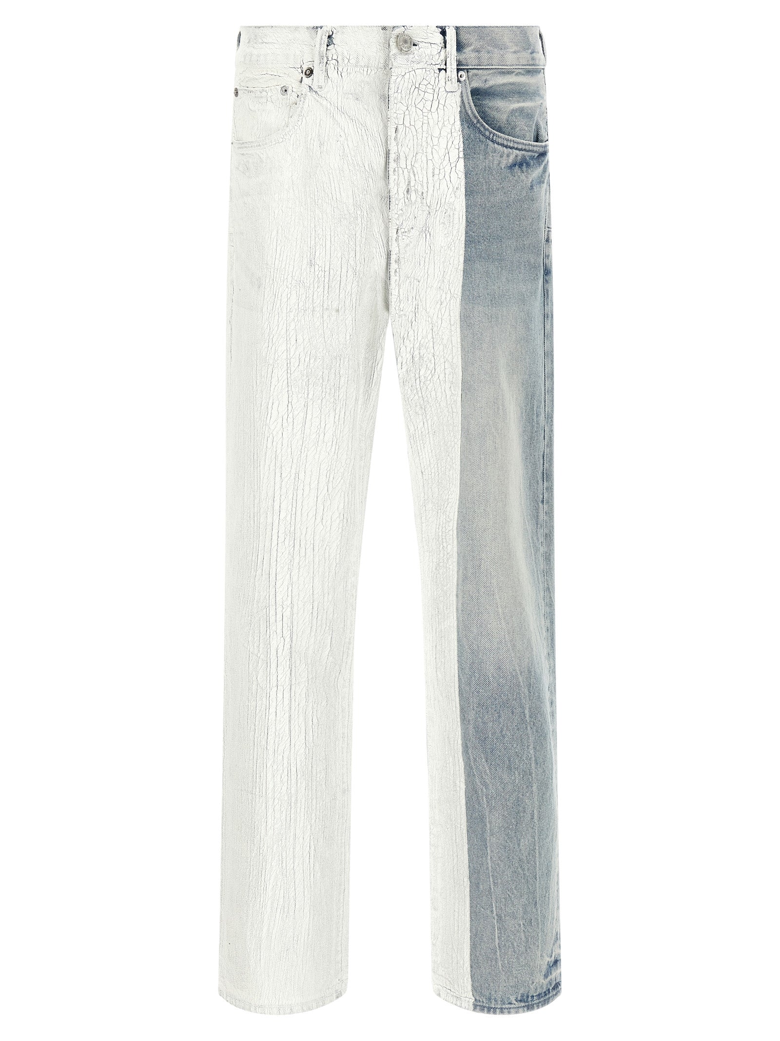 PURPLE Blue Cotton Straight-Leg Men's Jeans