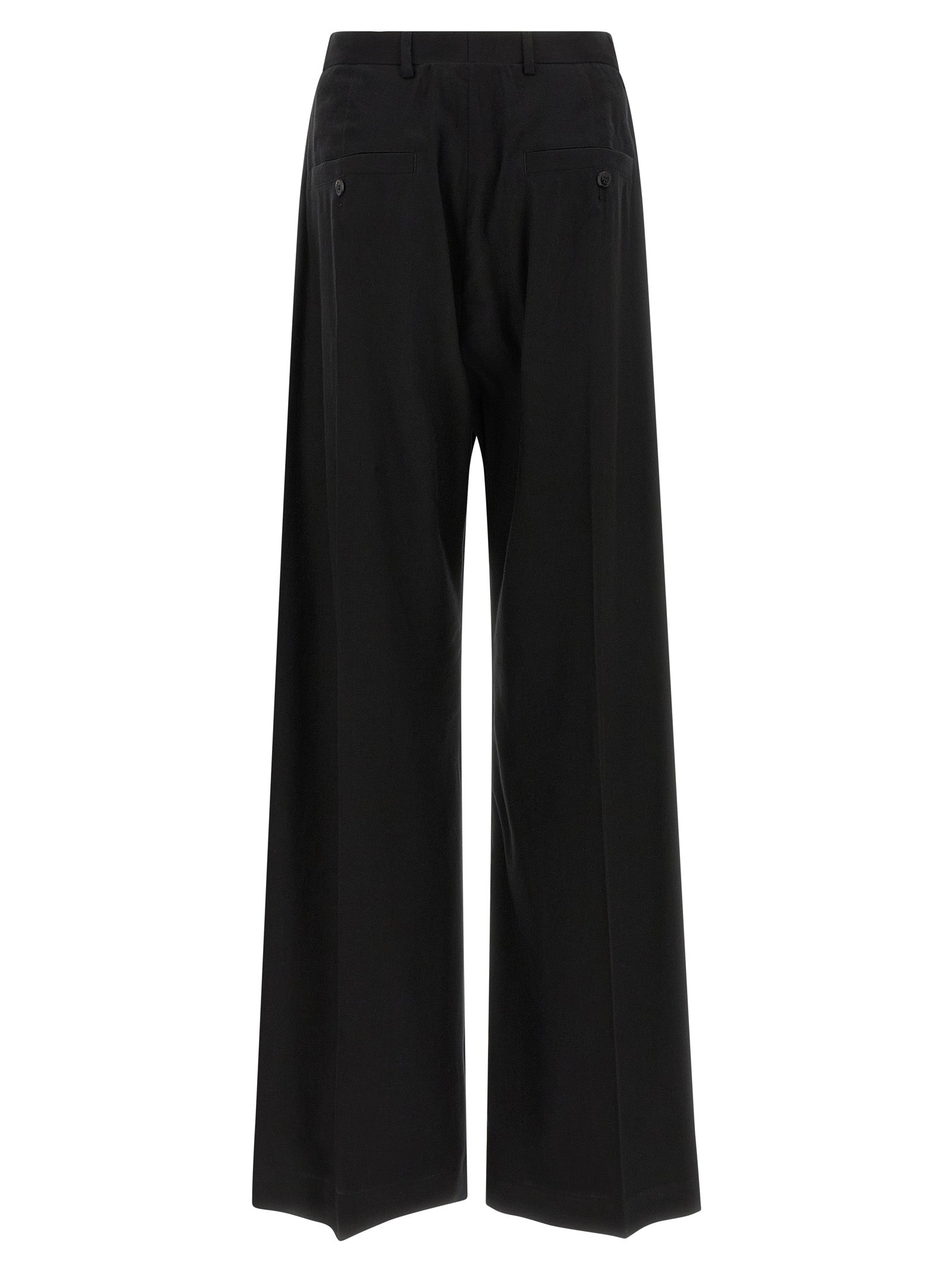 Rick Owens Black Cotton Women's Pants