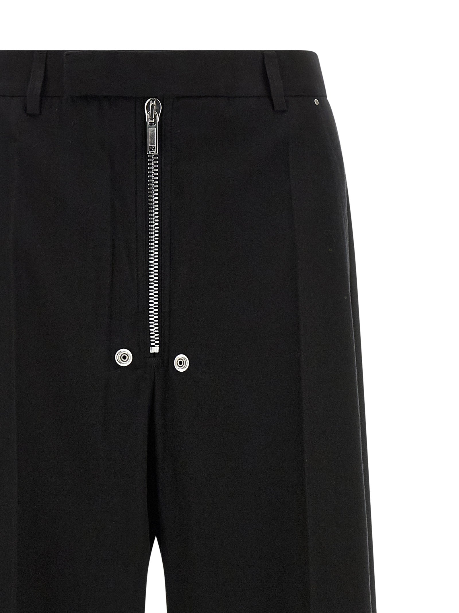 Rick Owens Black Cotton Women's Pants