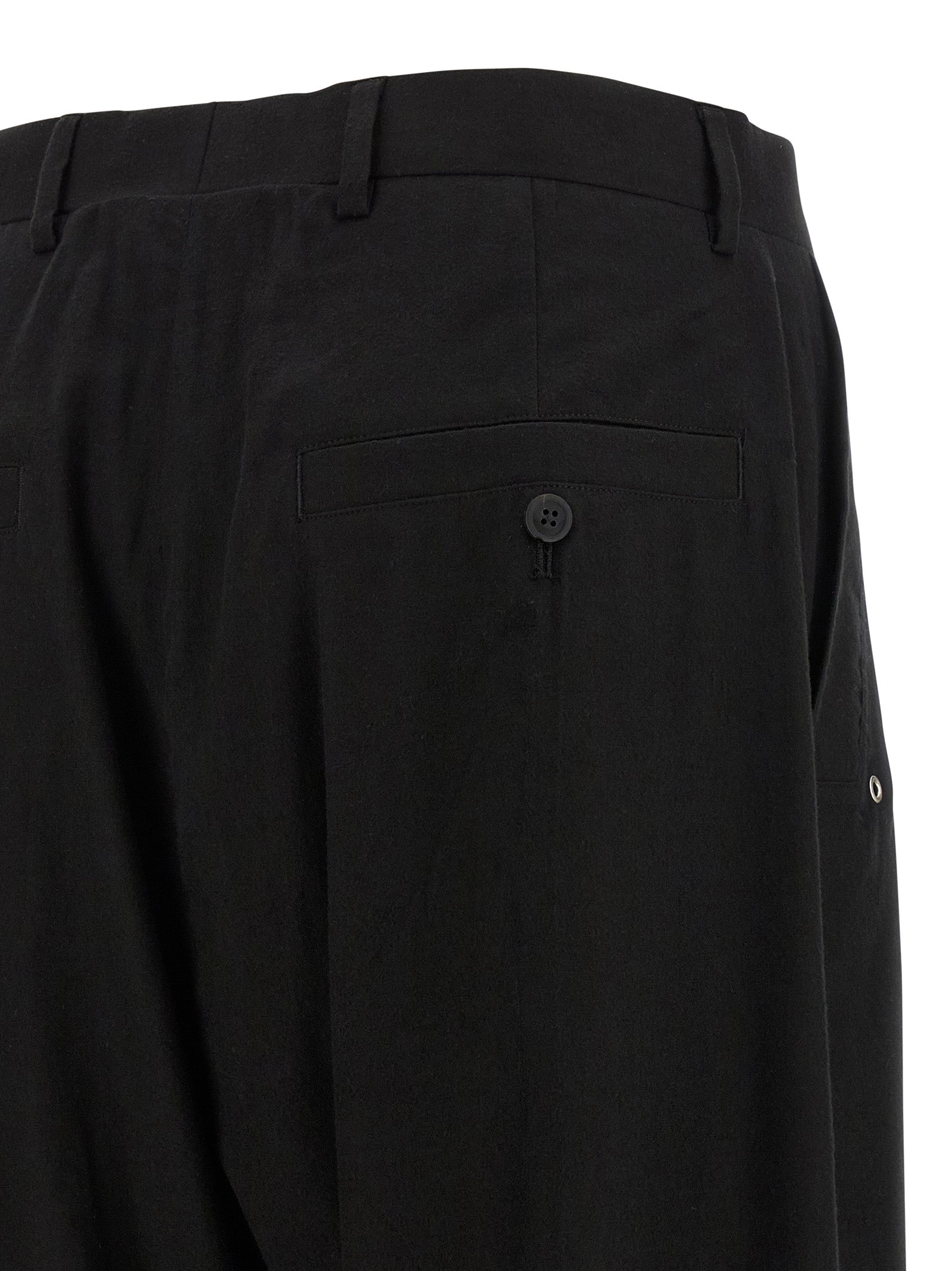 Rick Owens Black Cotton Women's Pants