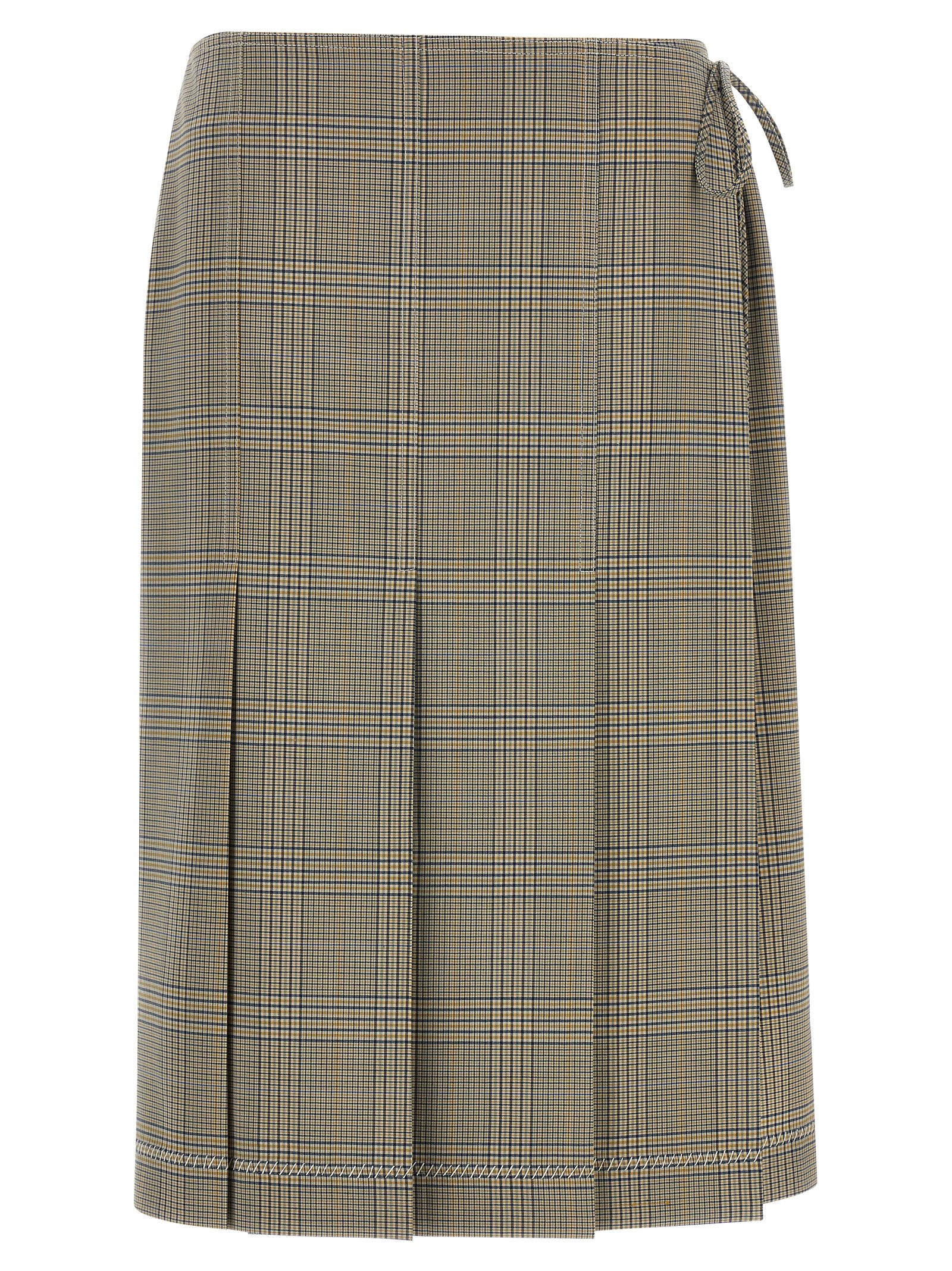 Marni Gray Polyester Midi Women's Skirt