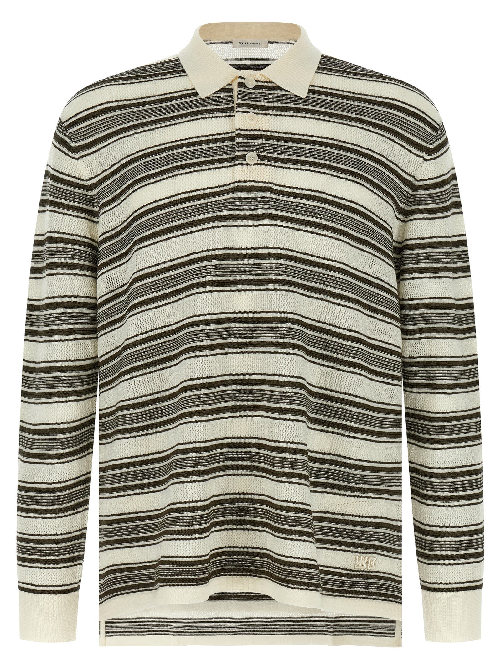 WALES BONNER Multicolor Wool Polo Men's Shirt