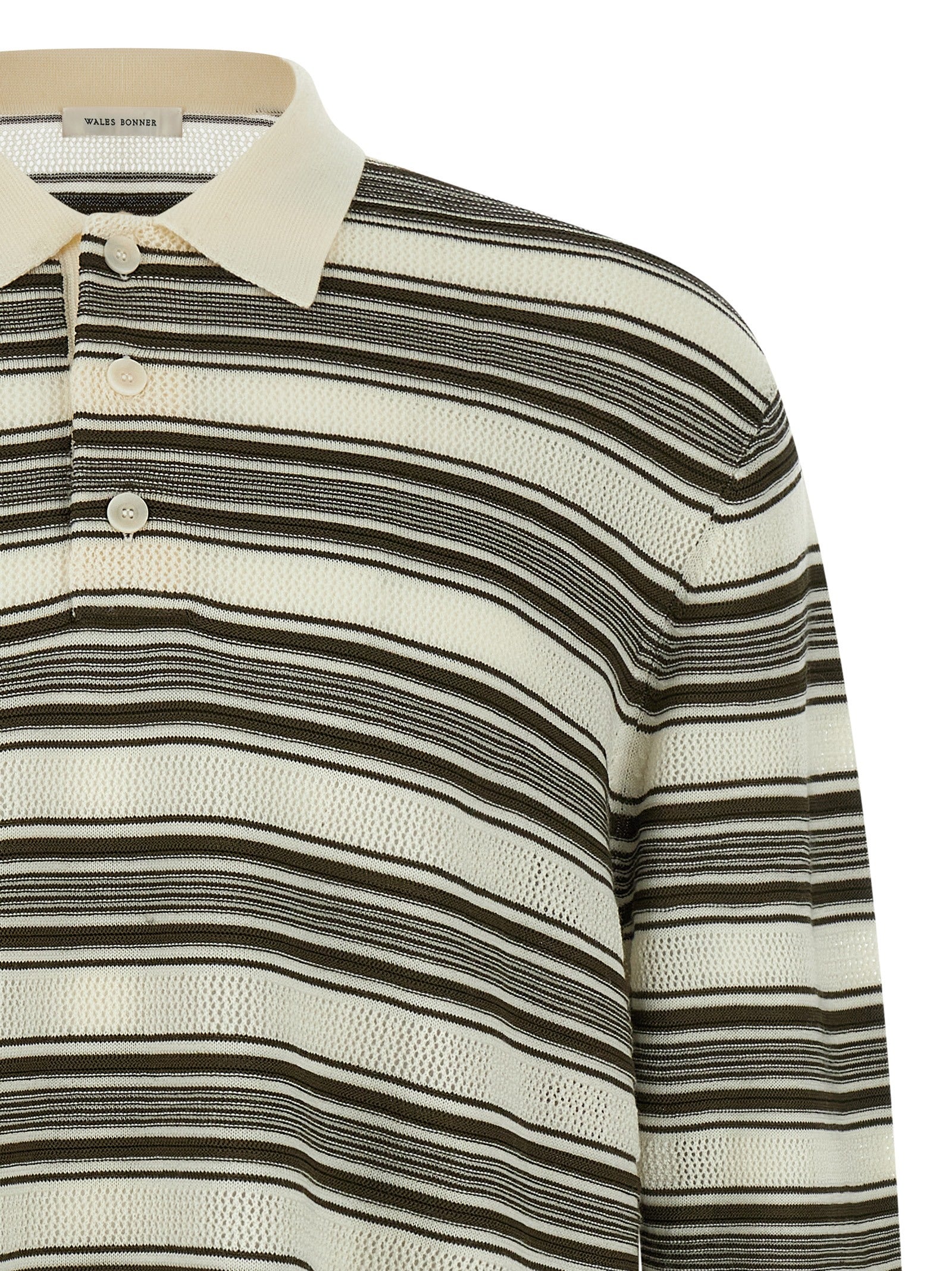 WALES BONNER Multicolor Wool Polo Men's Shirt