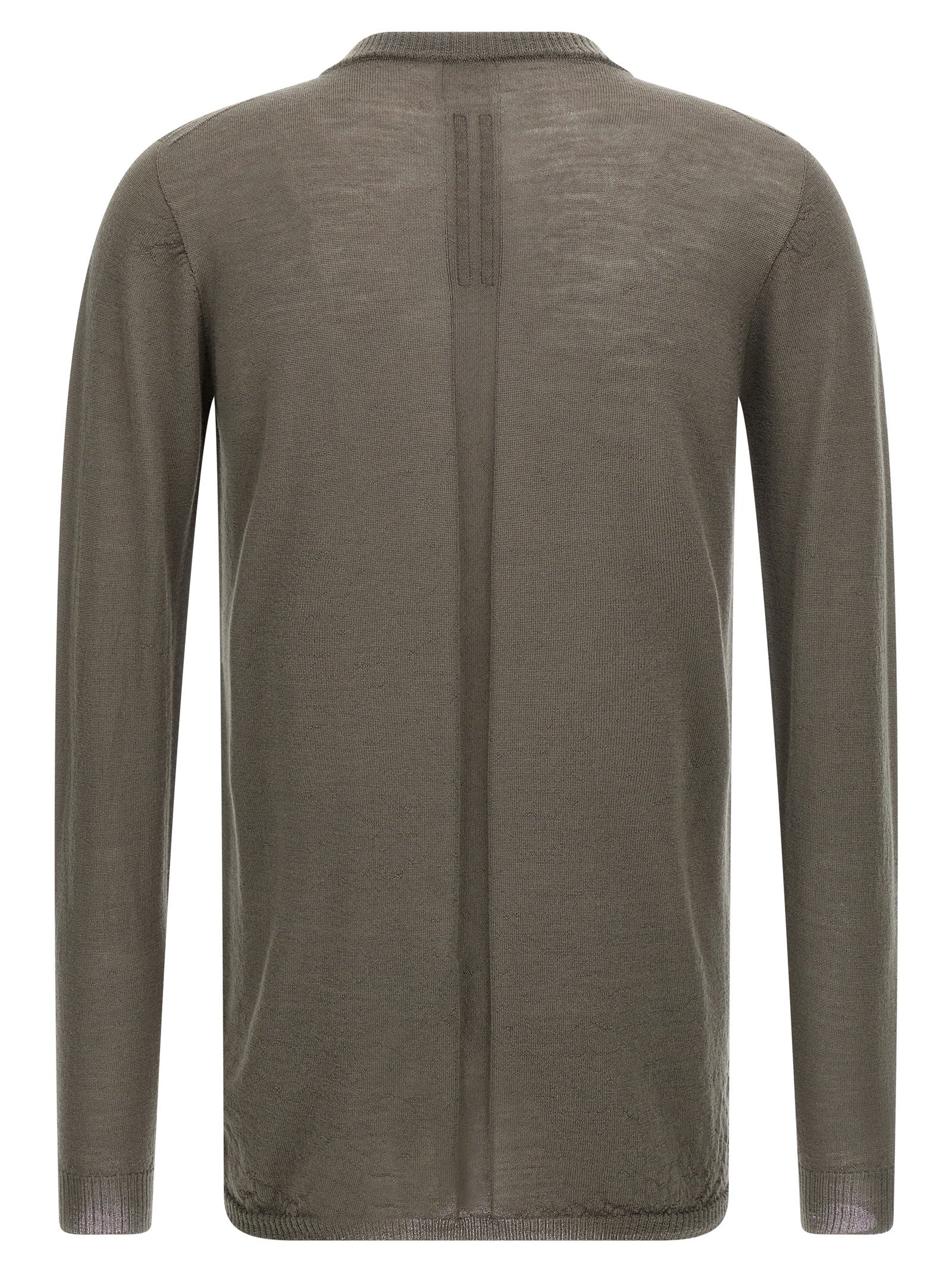 Rick Owens Gray Wool Men's Cardigan