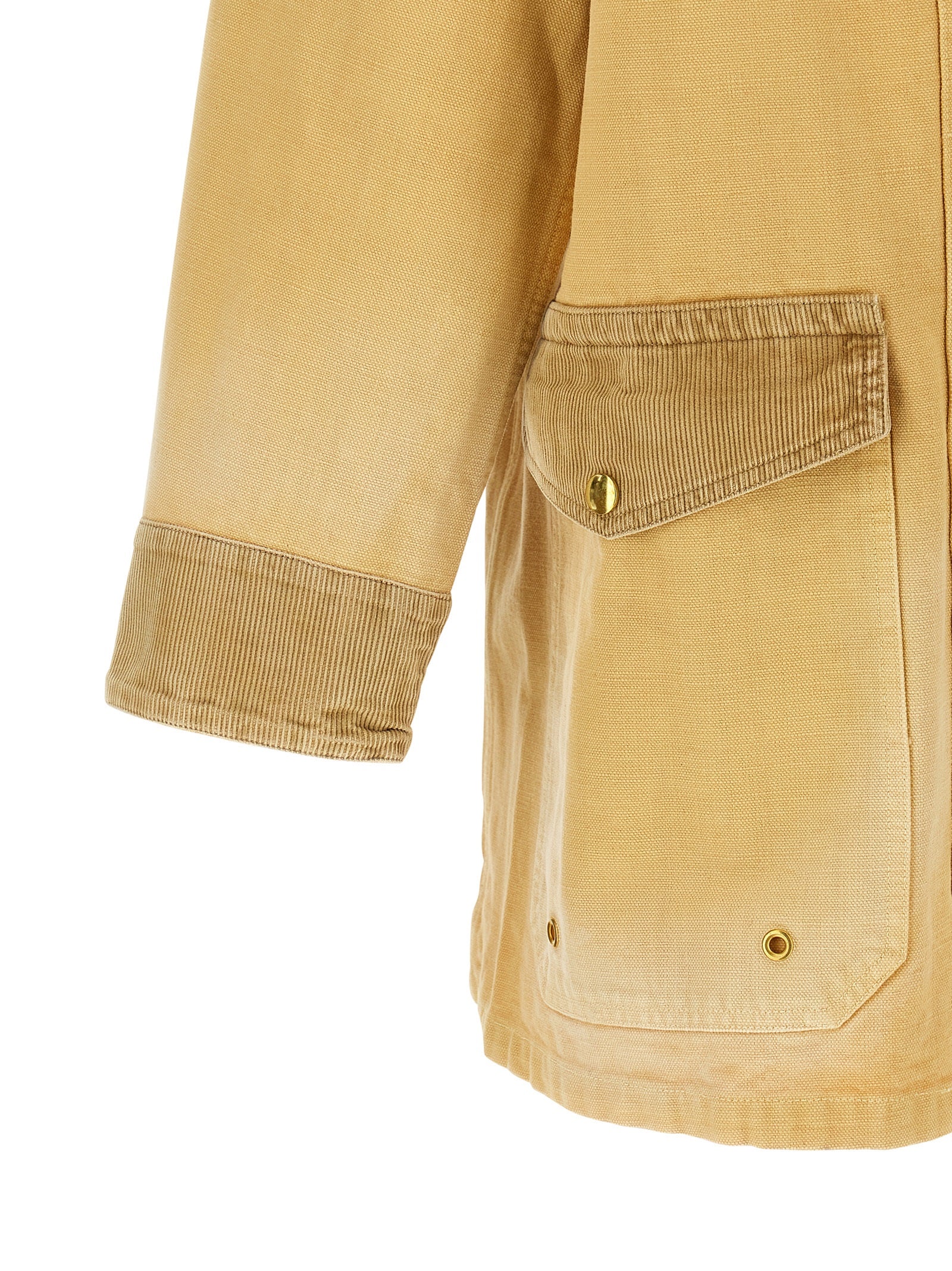 WALES BONNER Beige Cotton Men's Coat